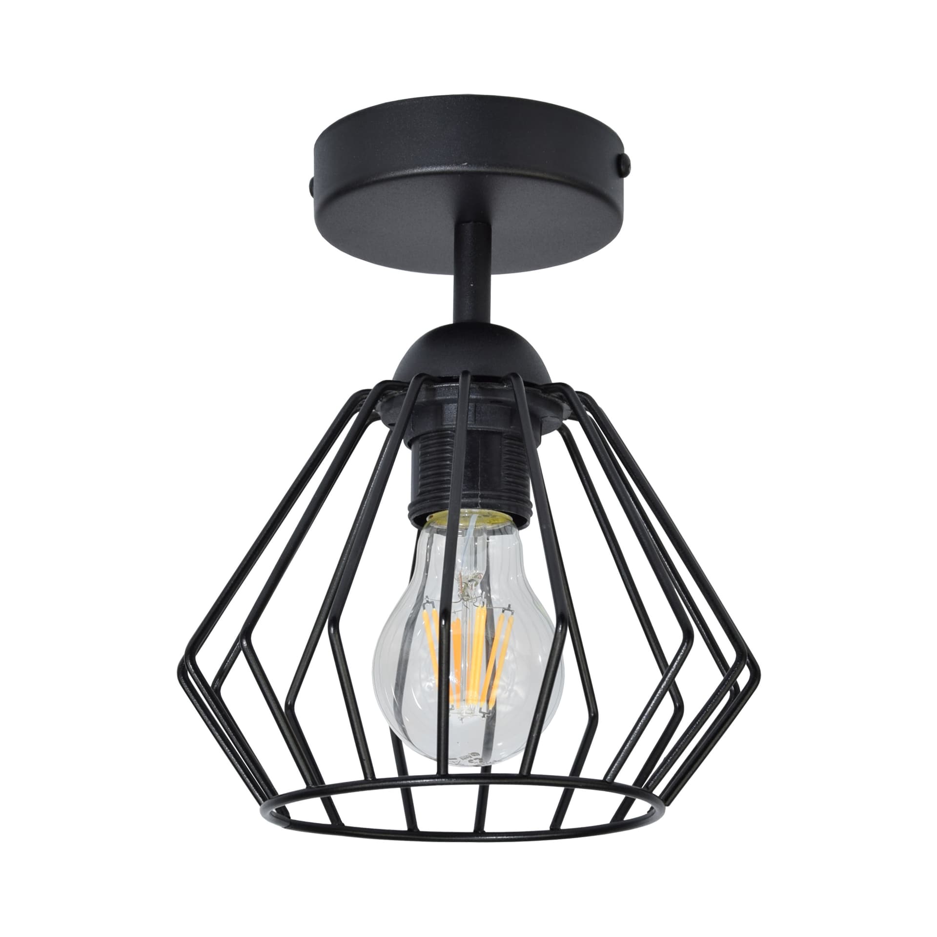 

WAYA oprawa ścienno-sufitowa, moc max. 1x60W, E27, czarna, krótka