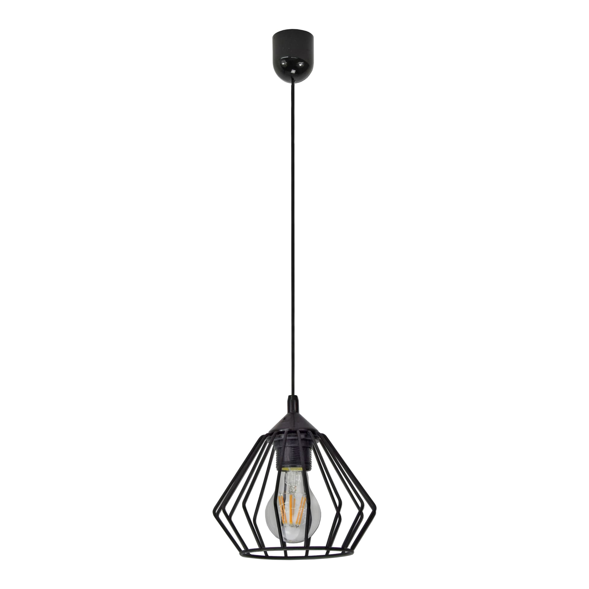 

WAYA lampa wisząca, moc max. 1x60W, E27, czarna