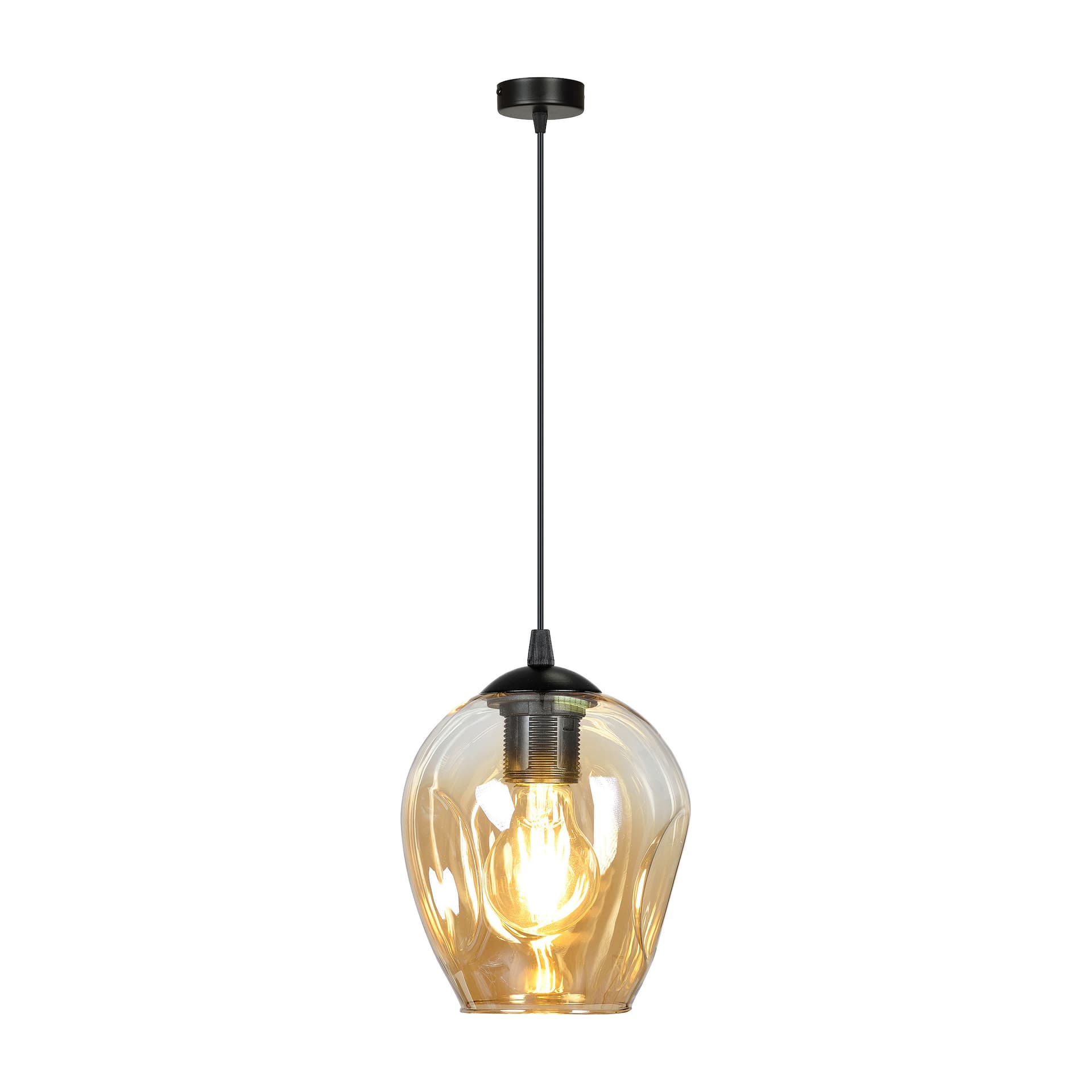 

IRIS lampa wisząca, moc max.60W, E27, czarno-złota