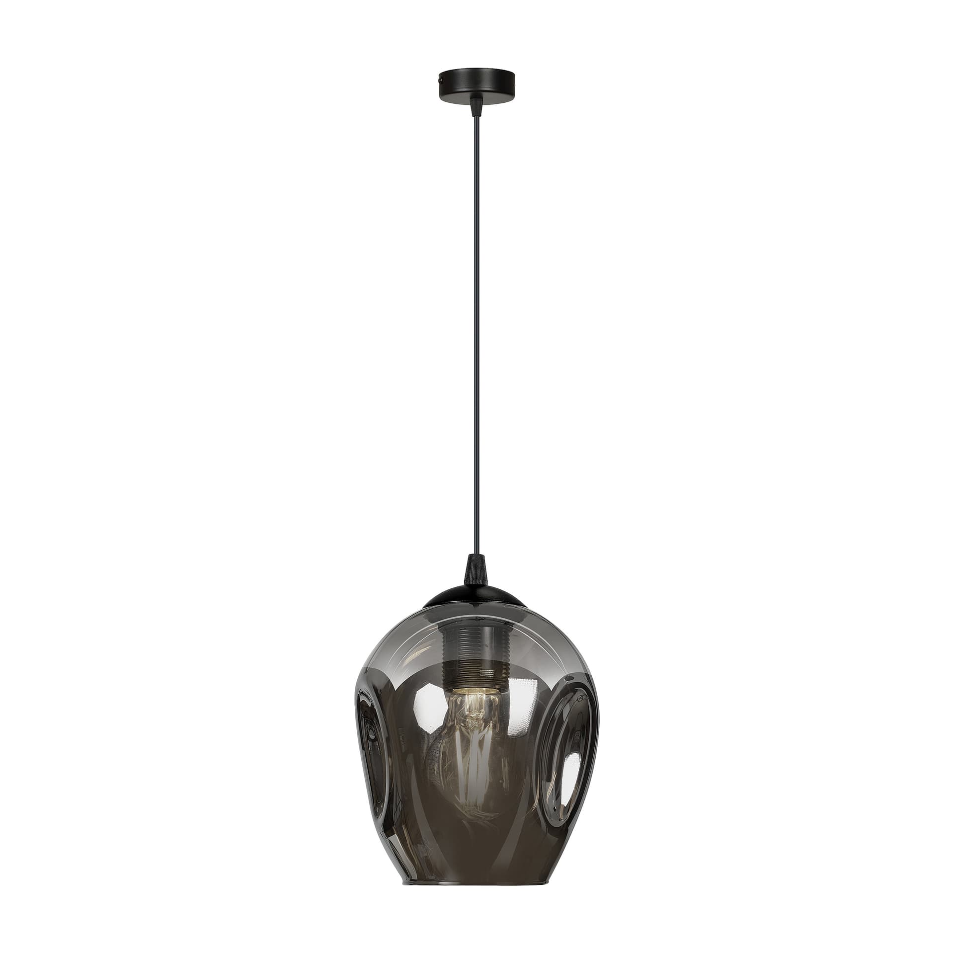 

IRIS lampa wisząca, moc max.60W, E27, czarno-grafitowa