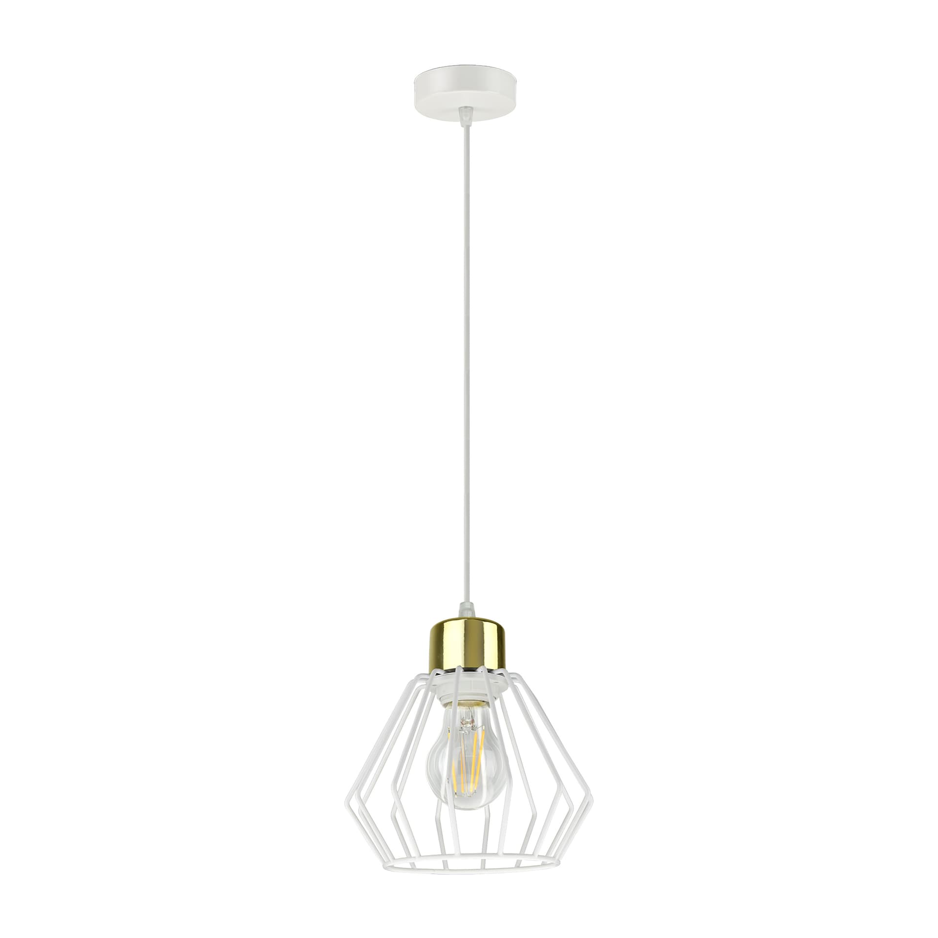 

WAYA lampa wisząca, moc max. 1x60W, E27, biała