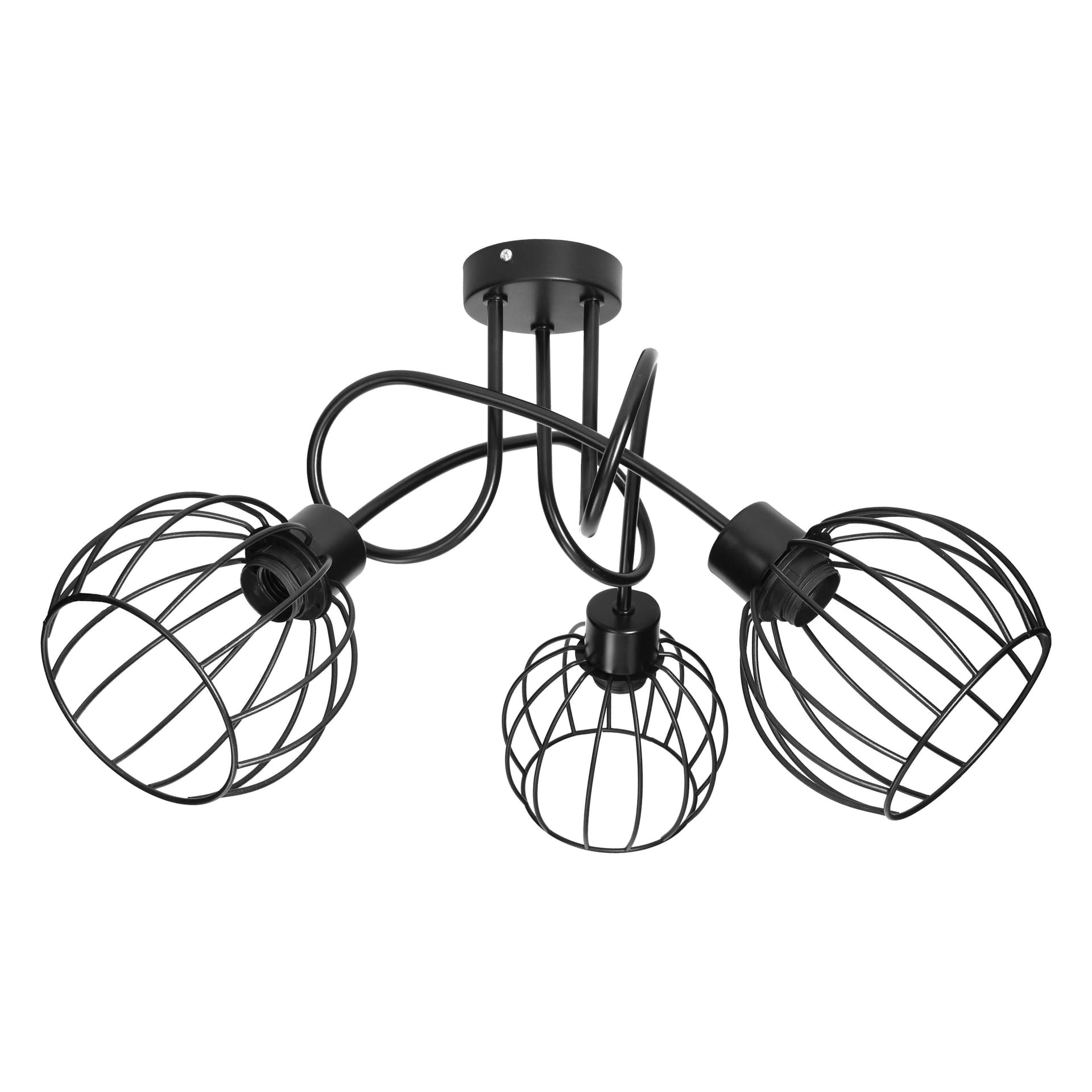 

MARBELLA lampa wisząca, moc max. 3x60W, E27, czarna