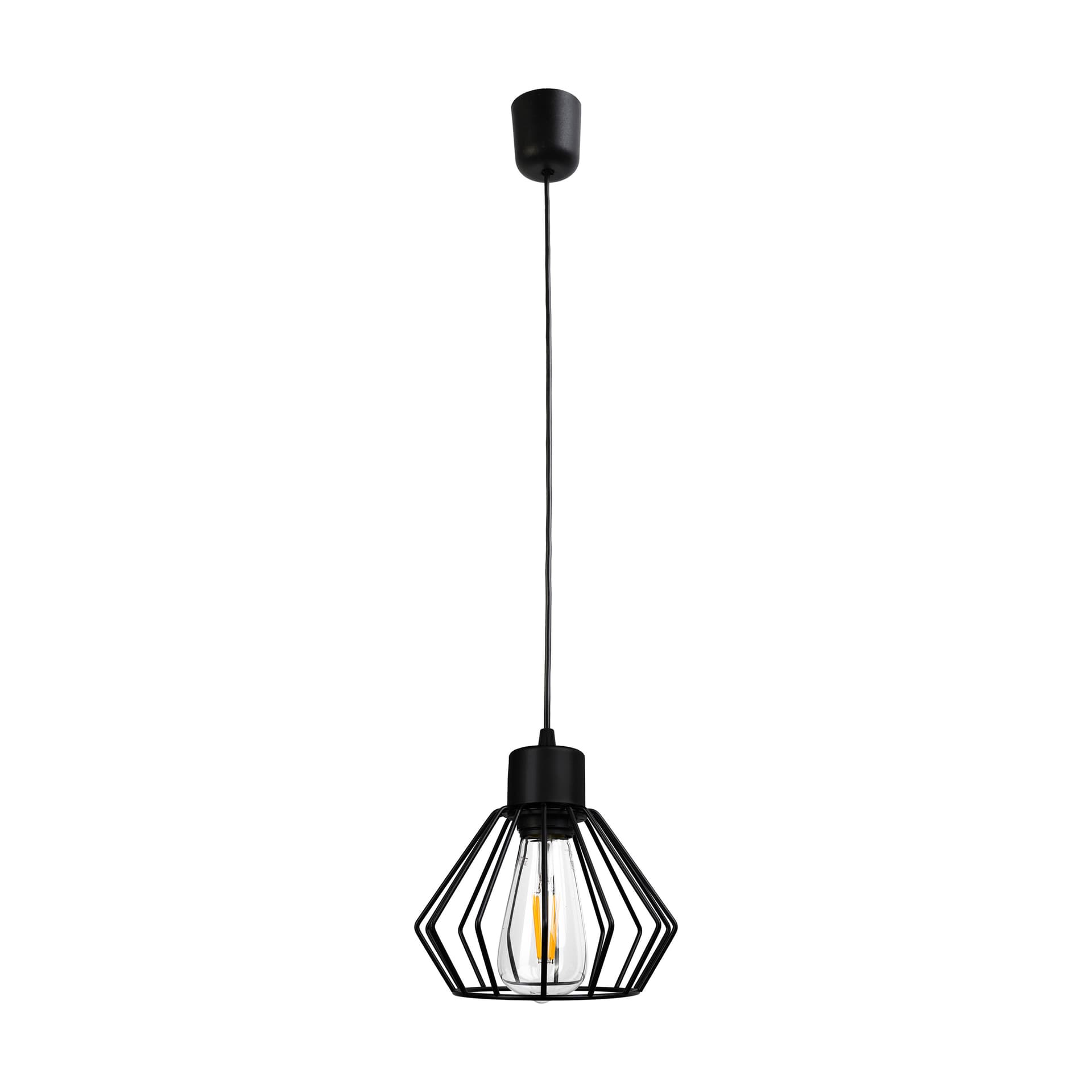 

PINO lampa wisząca, moc max. 1x60W, E27, czarna