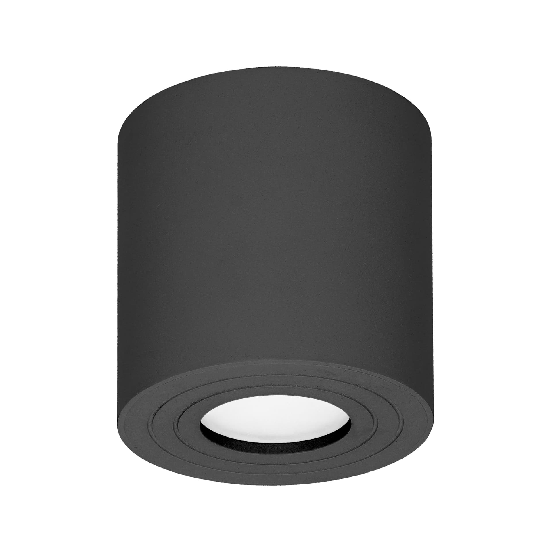 

MEGY DLR GU10 downlight max 50W, IP54, okrągły, czarny, aluminium