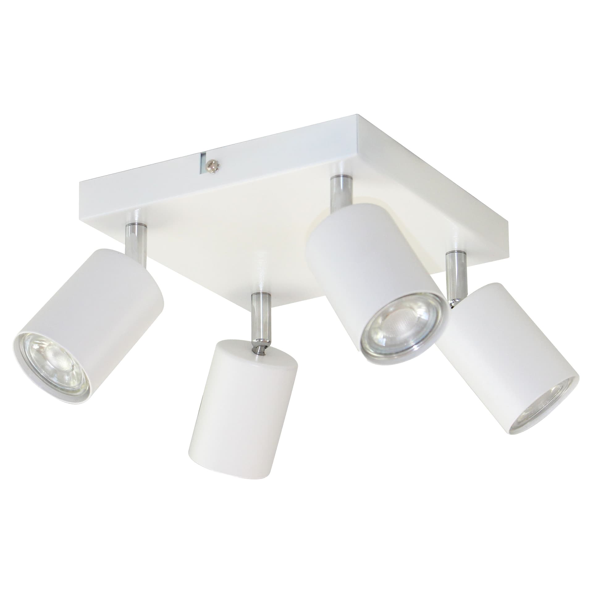 

DOA SP4, oprawa ścienno-sufitowa, GU10 max. 4x50W, IP20, biała, kwadrat