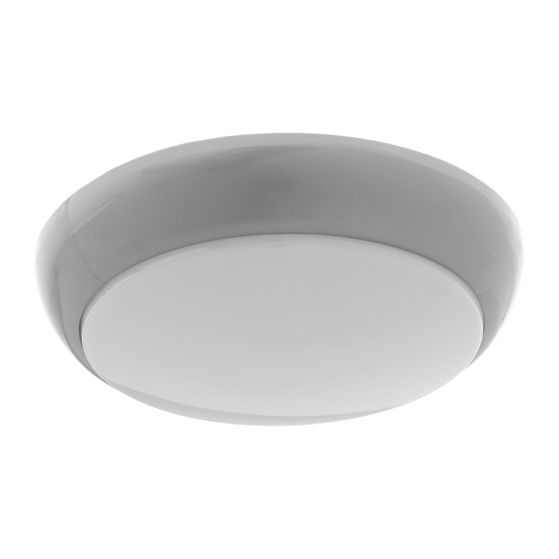 

KOKO oprawa LED, 18W, 4000K, 1800lm, srebrna-polipropylen, klosz matowy-poliwęglan, IP44, IK10