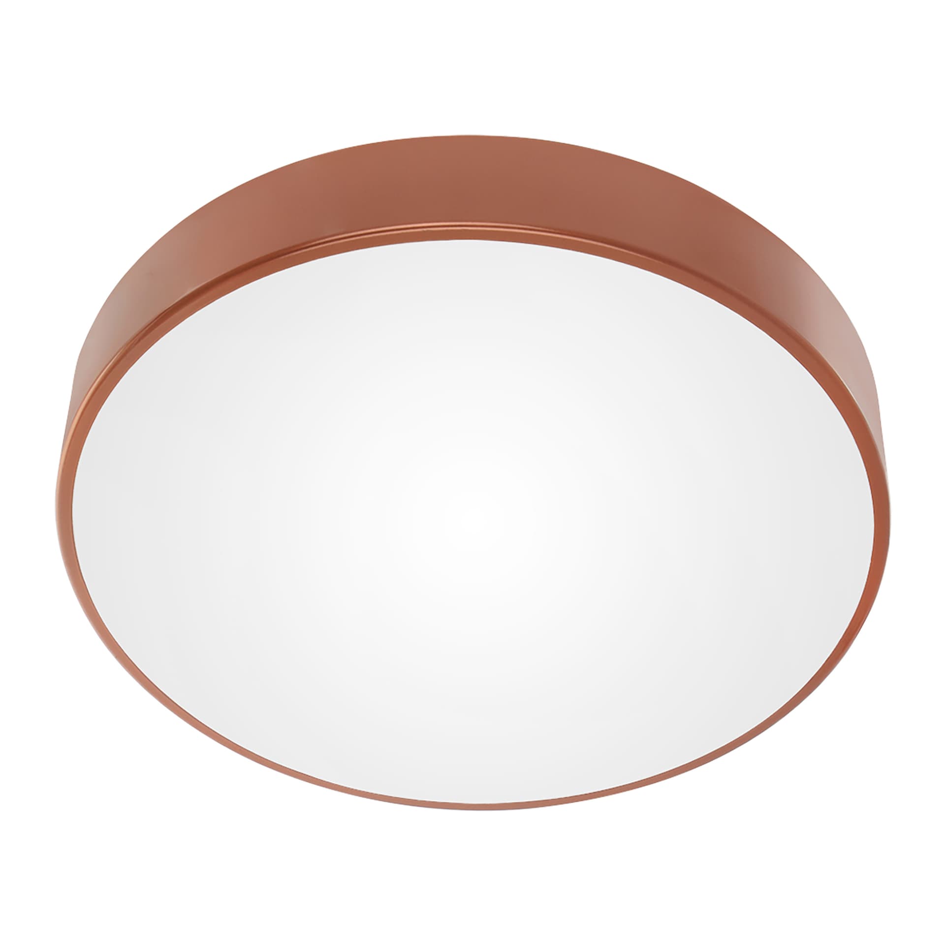 

OVO plafon 5xE27, 5x24W, miedziana stal, klosz szklany matowy, IP20,  600