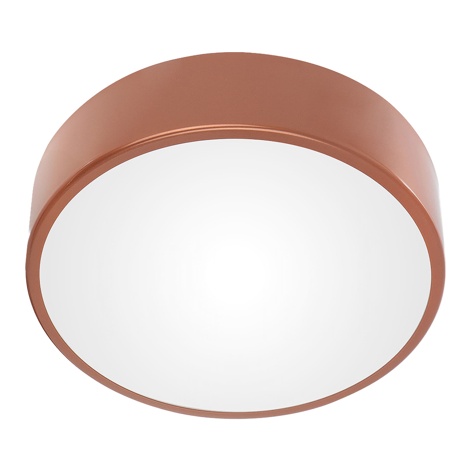 

OVO plafon 2xE27, 2x24W, miedziana stal, klosz plastikowy matowy, IP54,  300