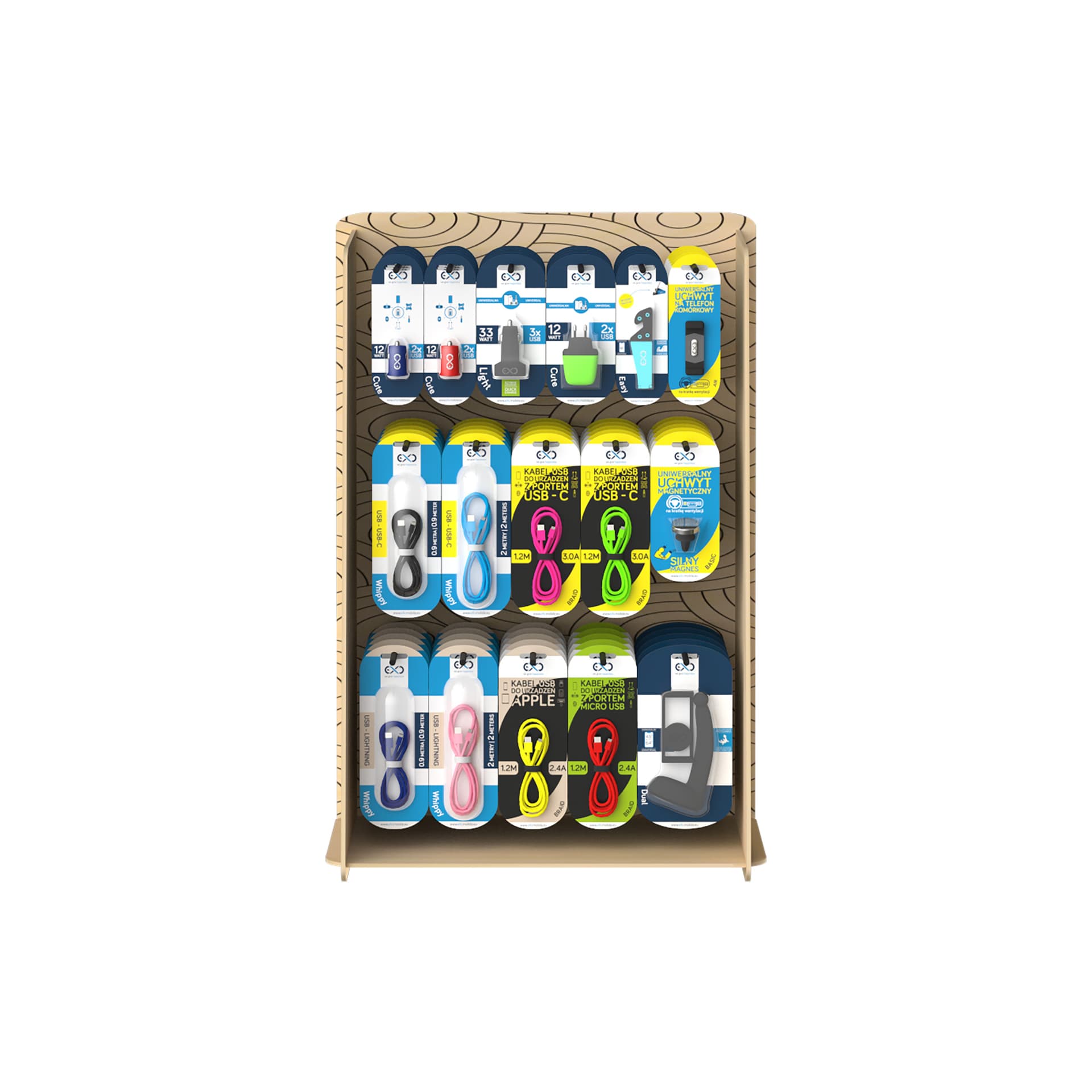 

EXC Mobile ekspozytor, 16 pozycji