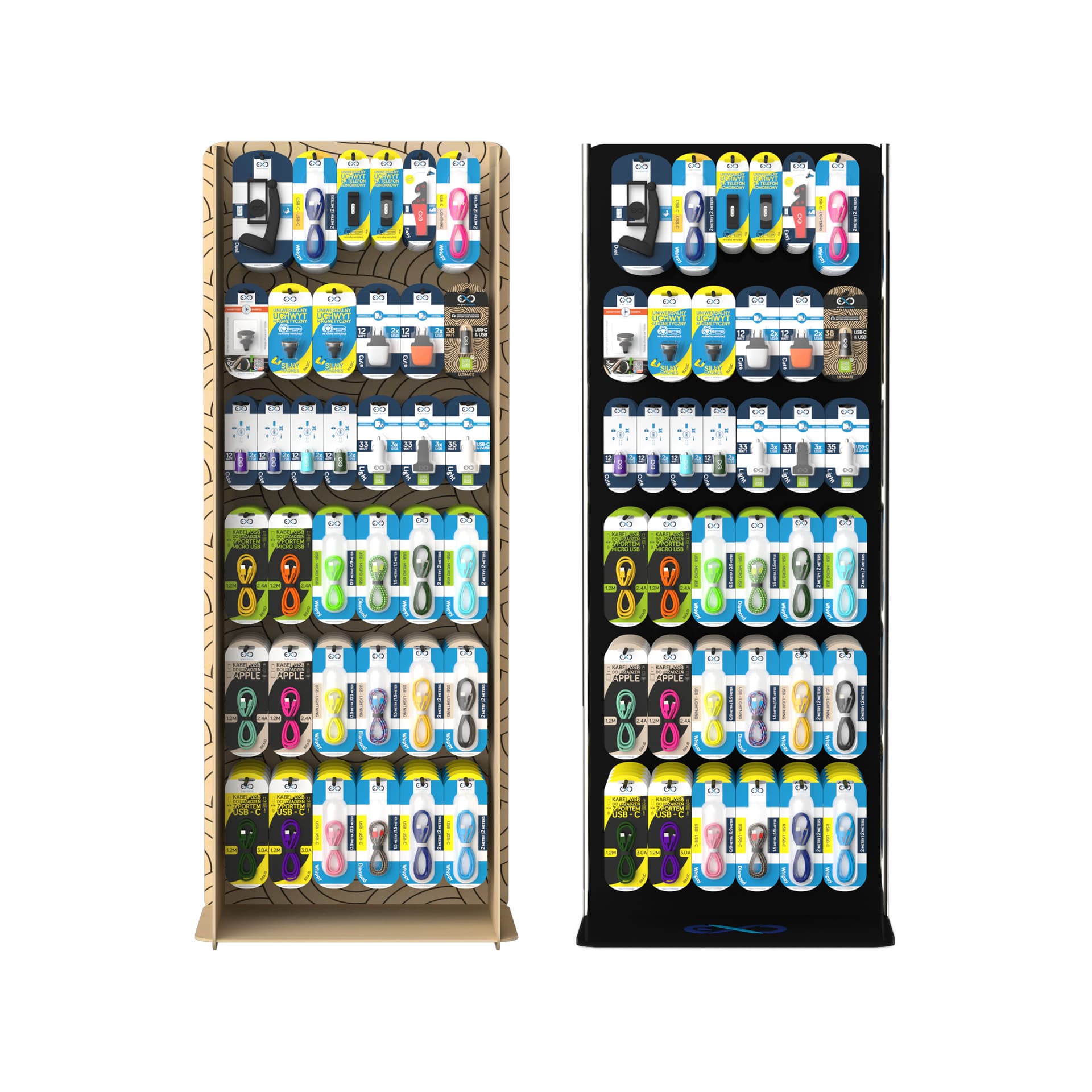 

EXC Mobile ekspozytor, 37 pozycji