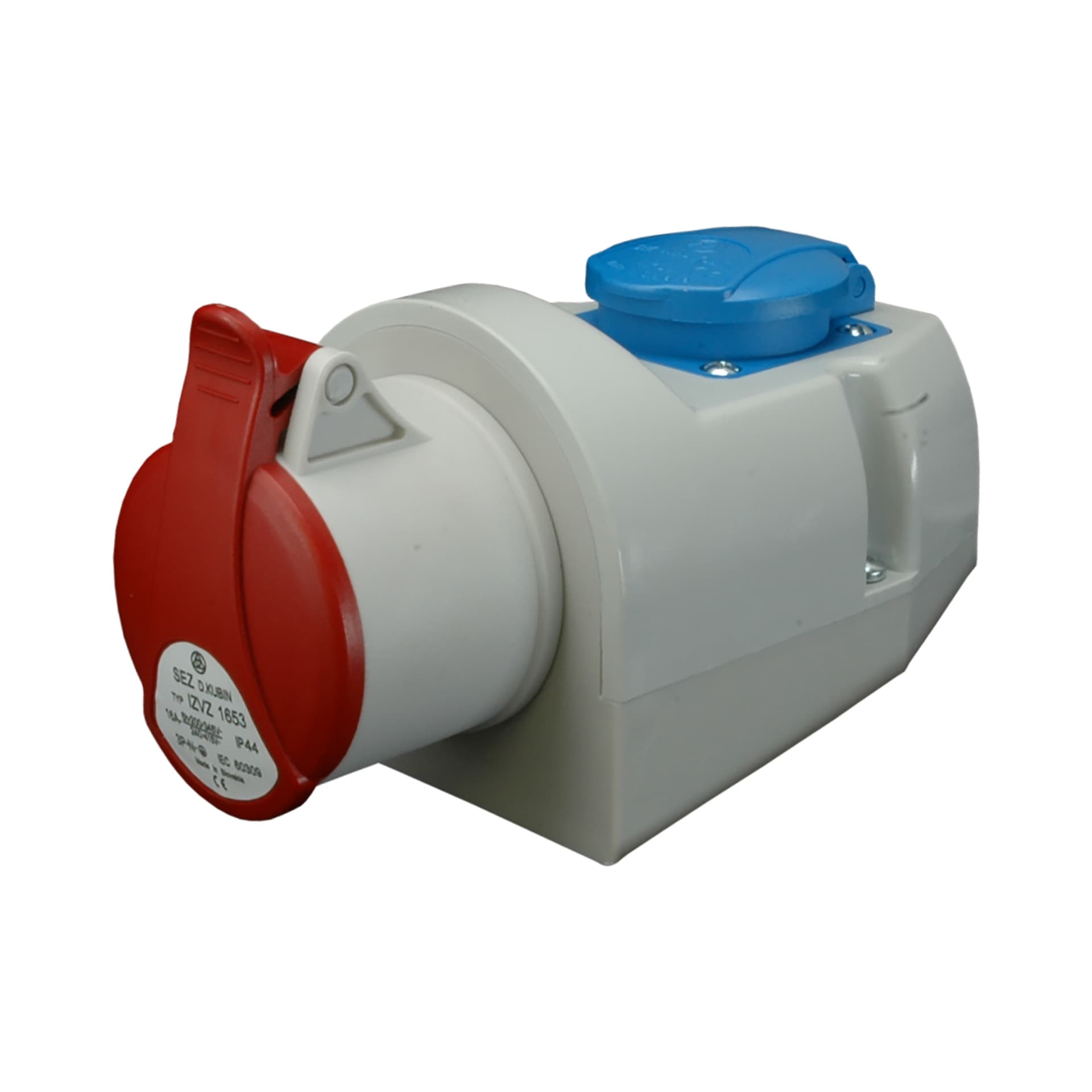 

Gniazda naścienne 16A/5P+16A/2P+Z,250V/400V, IP44