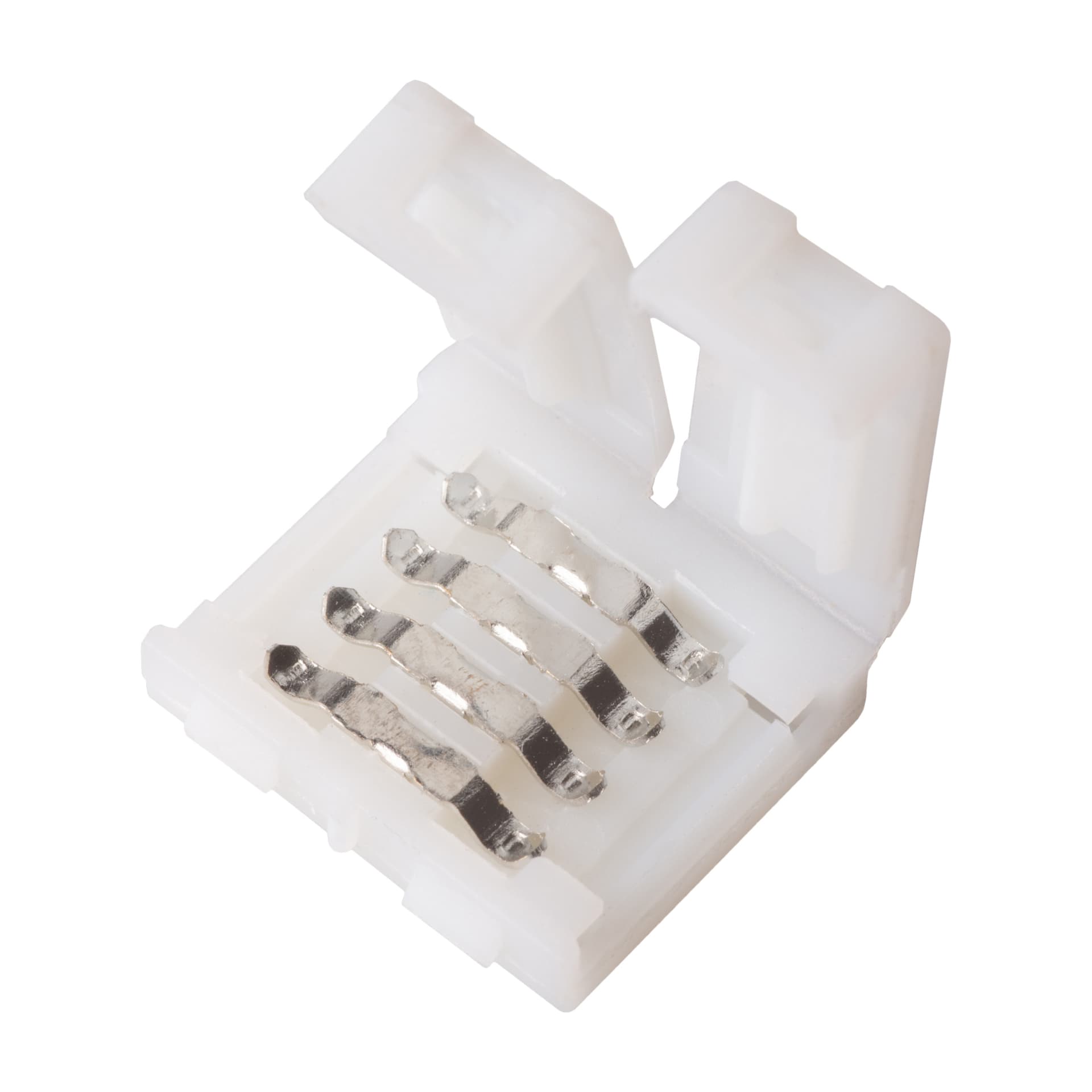 

Złączka do szybkiego montażu (szybkozłączka) wielokolorowych taśm LED RGB 10mm 4pin-4pin, Szybkozłączka) wielokolorowych taśm led rgb 10mm 4pin-4pi