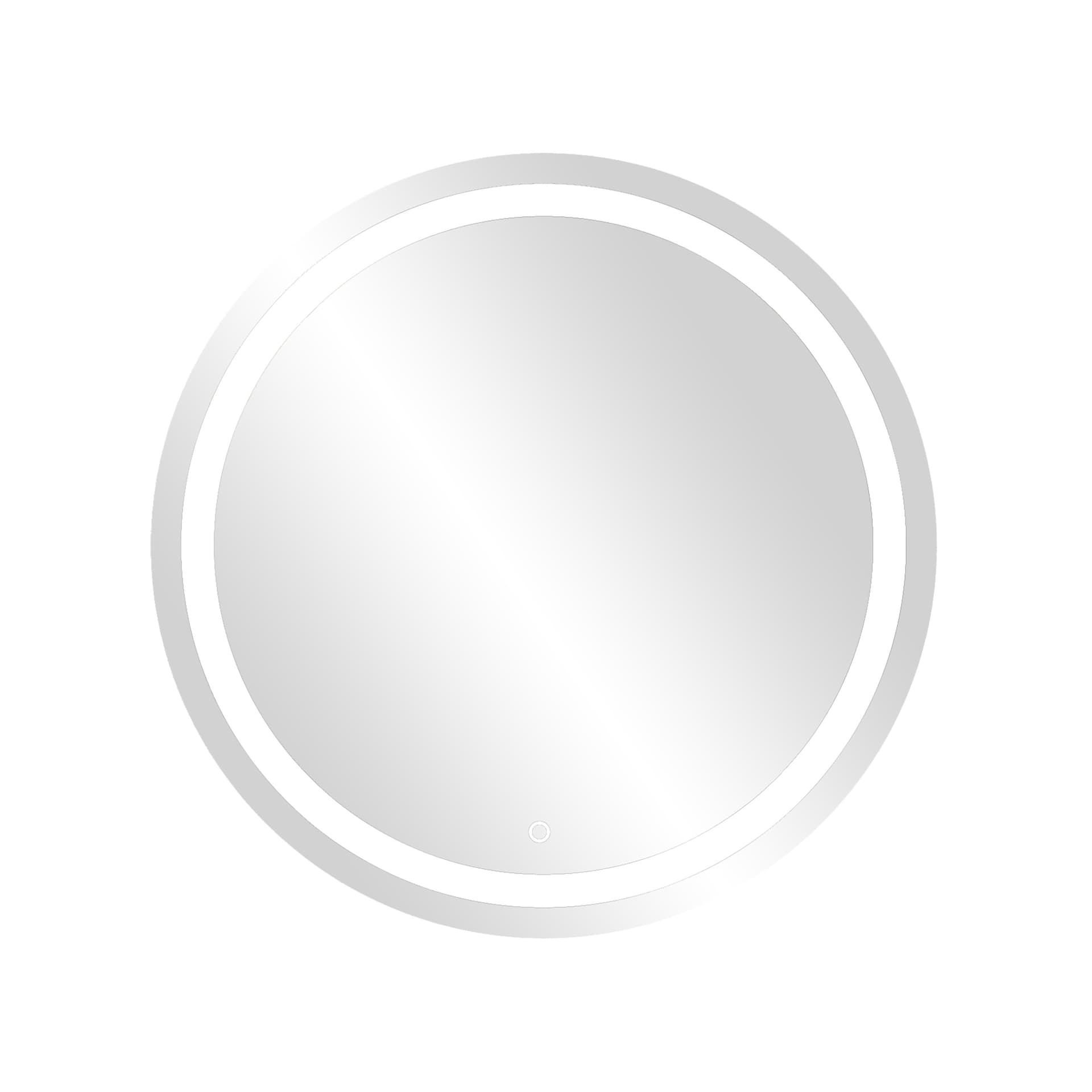 

Okrągłe lustro LED fi 80 cm (z wbudowanym włącznikiem, z marginesem, 4000K)
