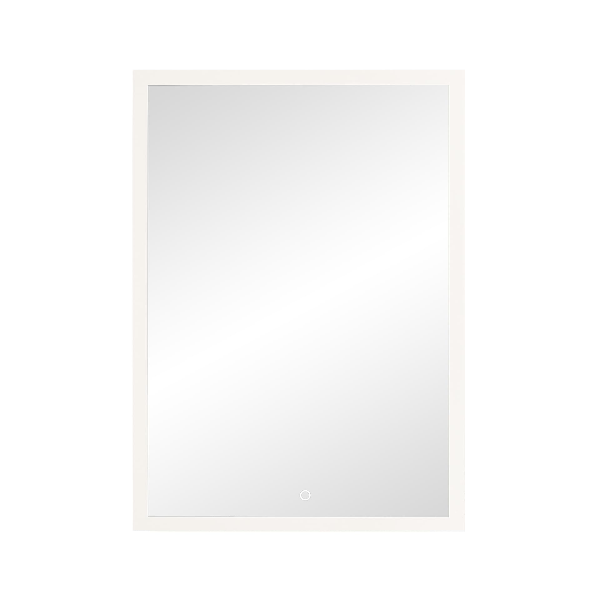 

Lustro prostokątne pionowe LED, 50x70 cm (z wbudowanym włącznikiem, bez marginesu, 4000K)