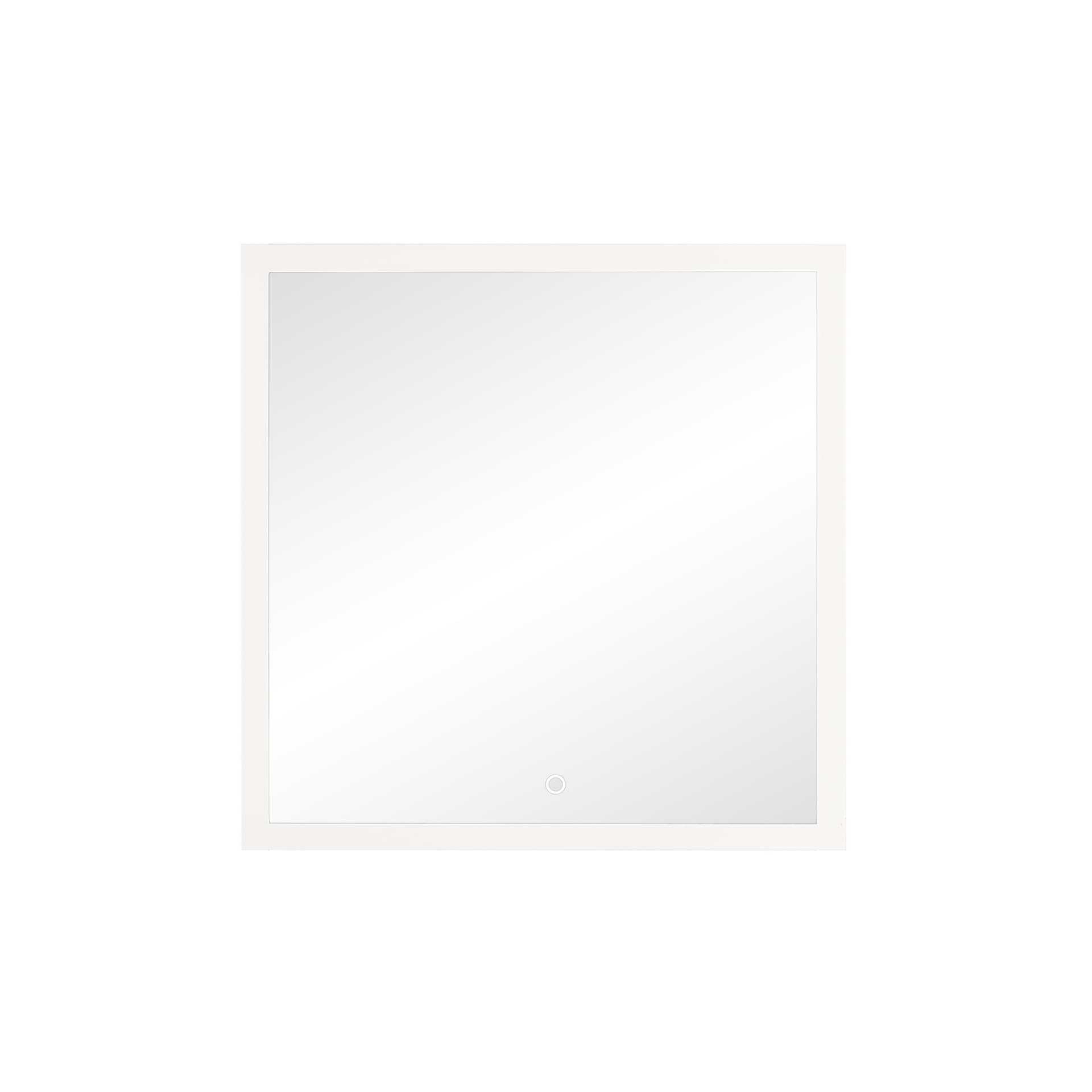 

Kwadratowe lustro LED 80x80 cm (z wbudowanym włącznikiem, bez marginesu, 4000K)
