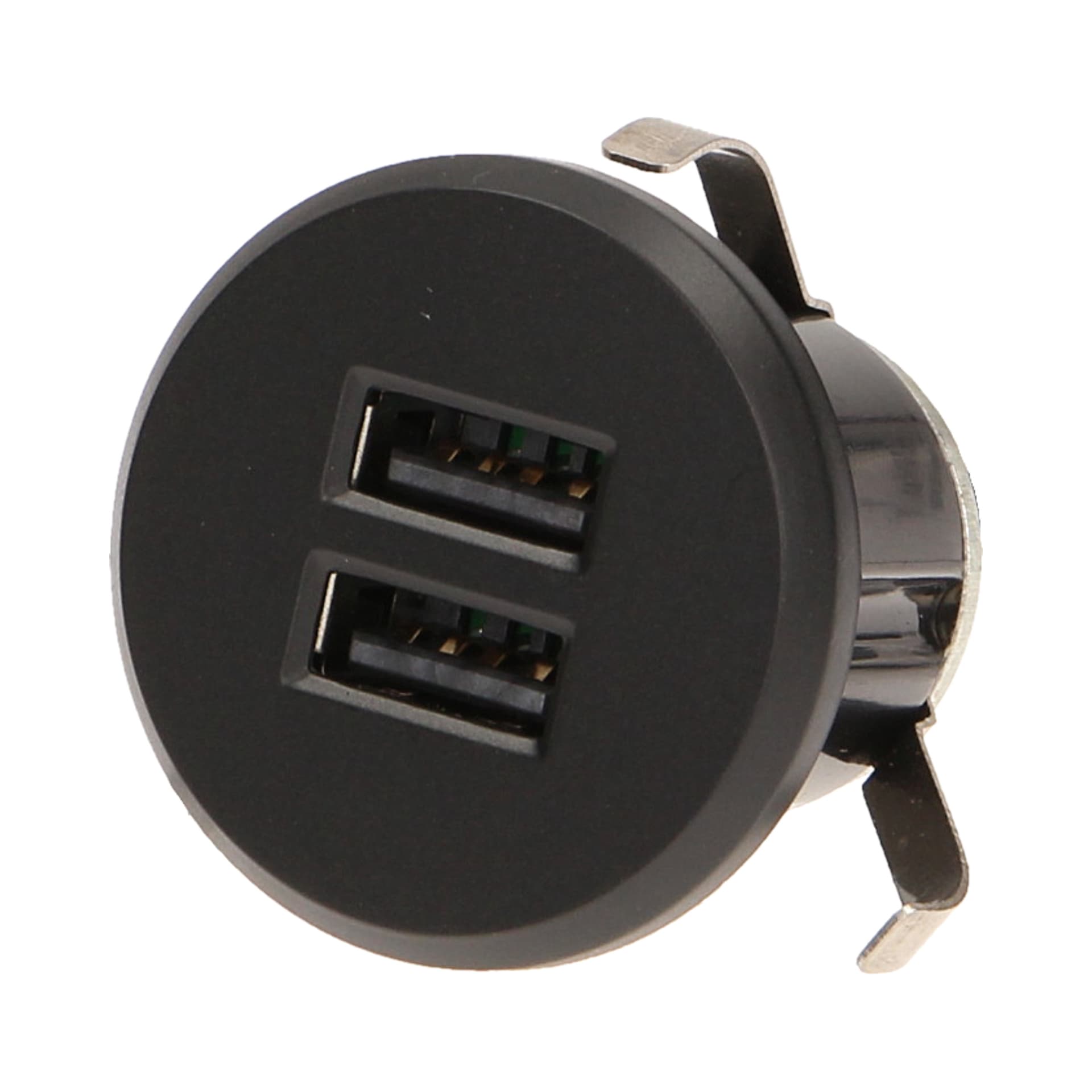 

Ładowarka 2xUSB wpuszczana w blat, czarna