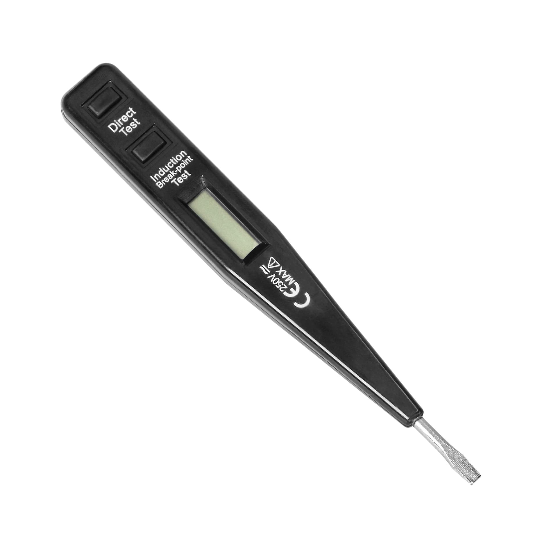 

Elektroniczny próbnik napięcia 5w1, test obecności, pomiar, indukcja, ciągłość, polaryzacja DC, czarny