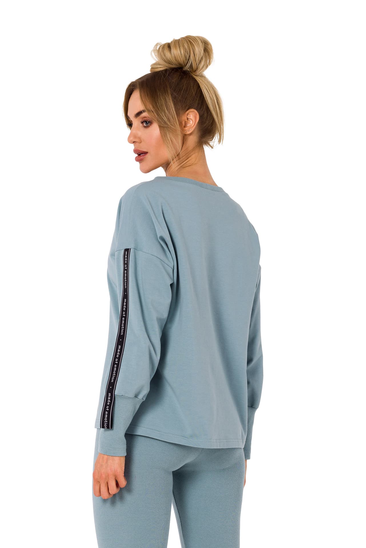 

M727 Bluza z lampasami - agawa (kolor niebieski, rozmiar XXL)