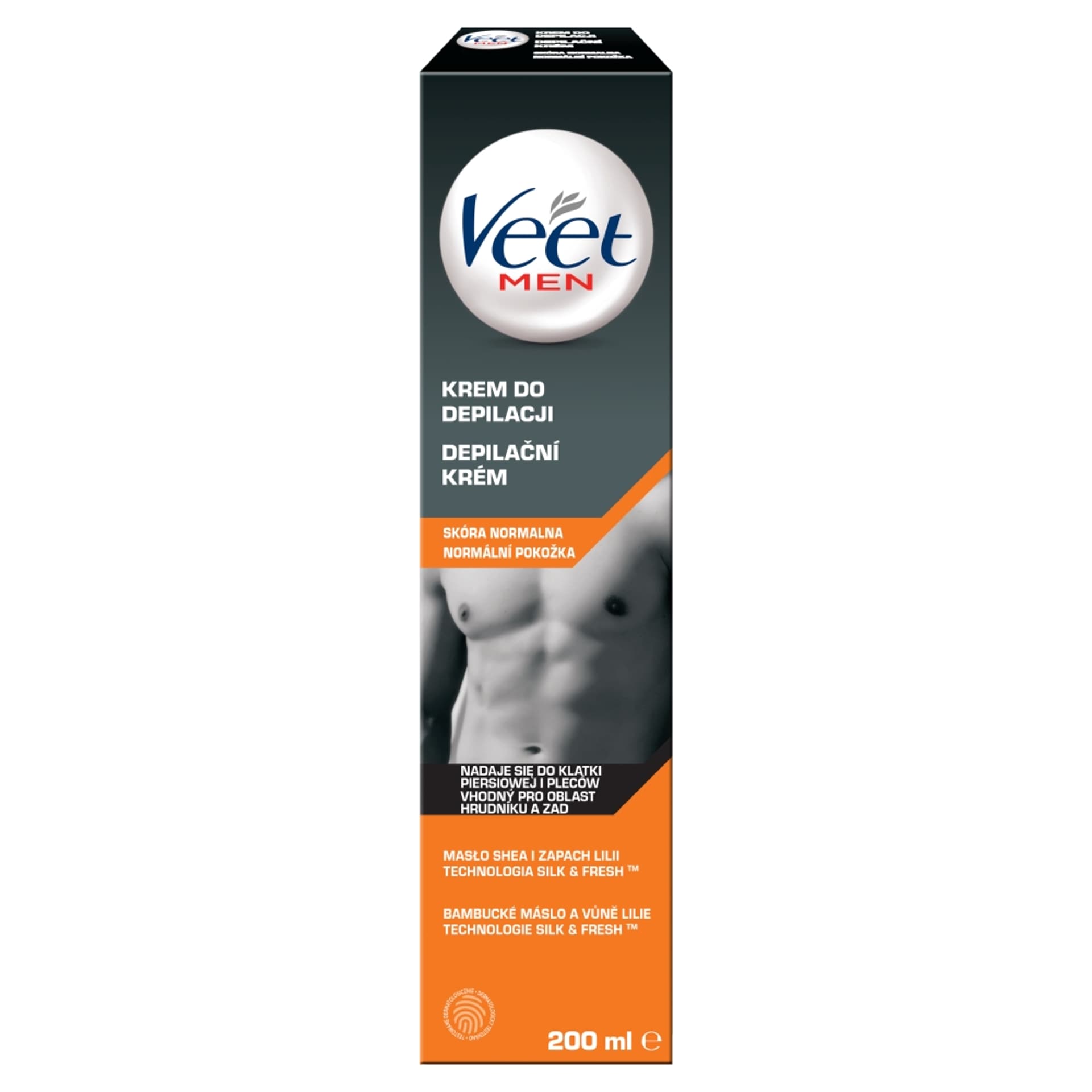 

Veet Men krem do depilacji dla mężczyzn skóra normalna 200ml