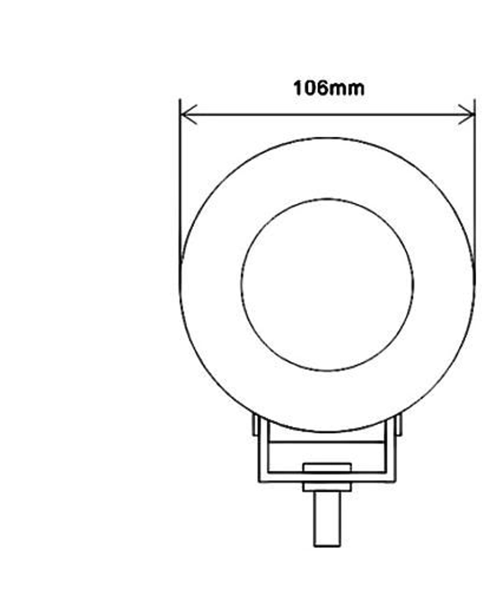 

1857 Światło LED Noxon-R25 Spot White