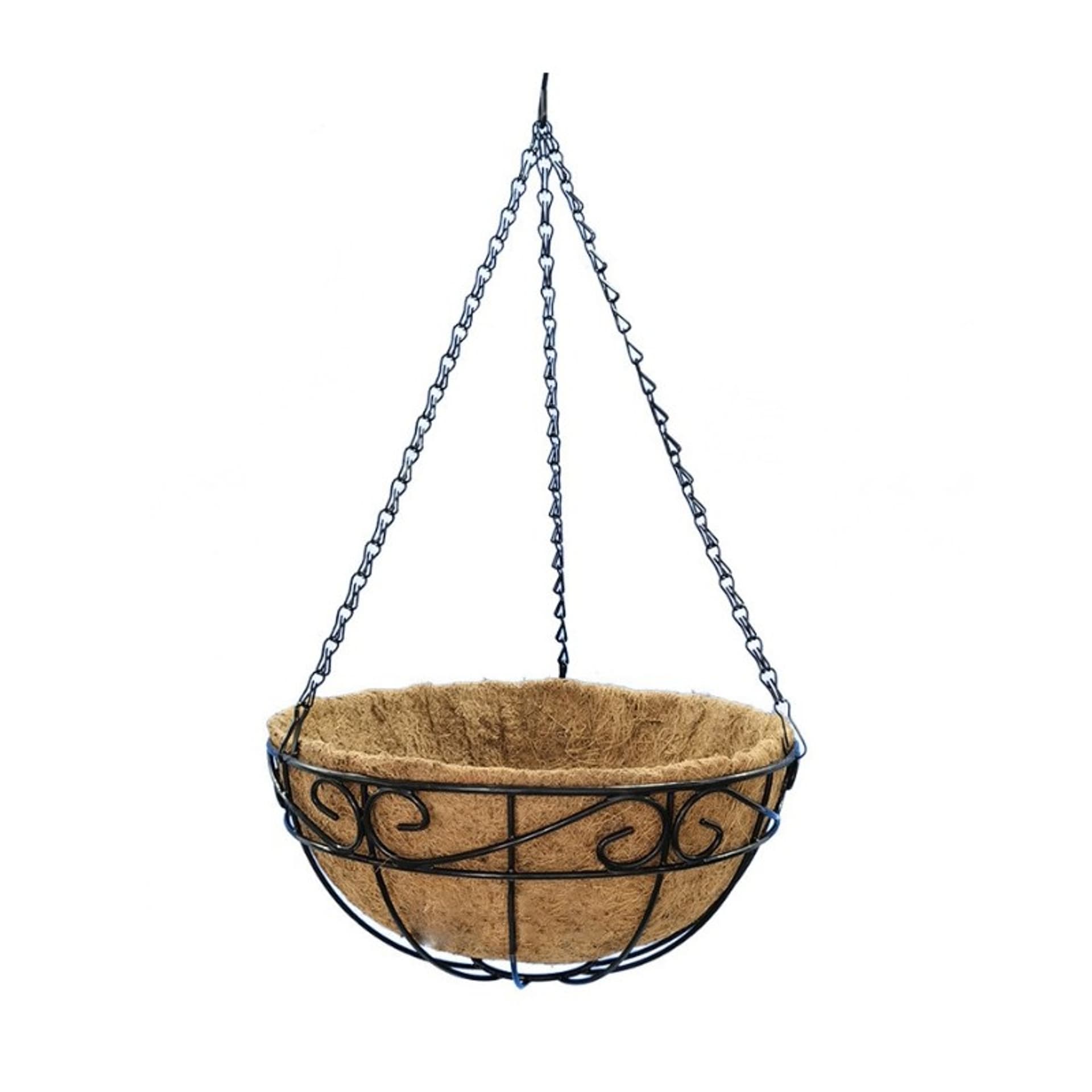 

Kwietnik Kosz Wiszący z Wyściółką z włókna kokosowego 30,5 cm ROS02