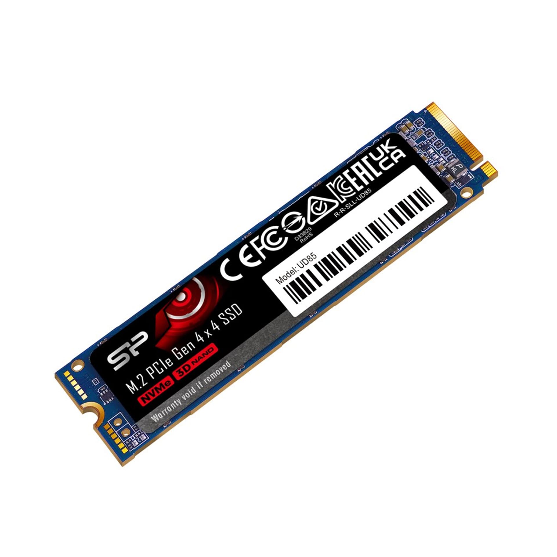 

Dysk SSD Silicon Power UD85 2TB M.2 PCIe NVMe Gen4x4 NVMe 1.4 3600/2800 MB/s