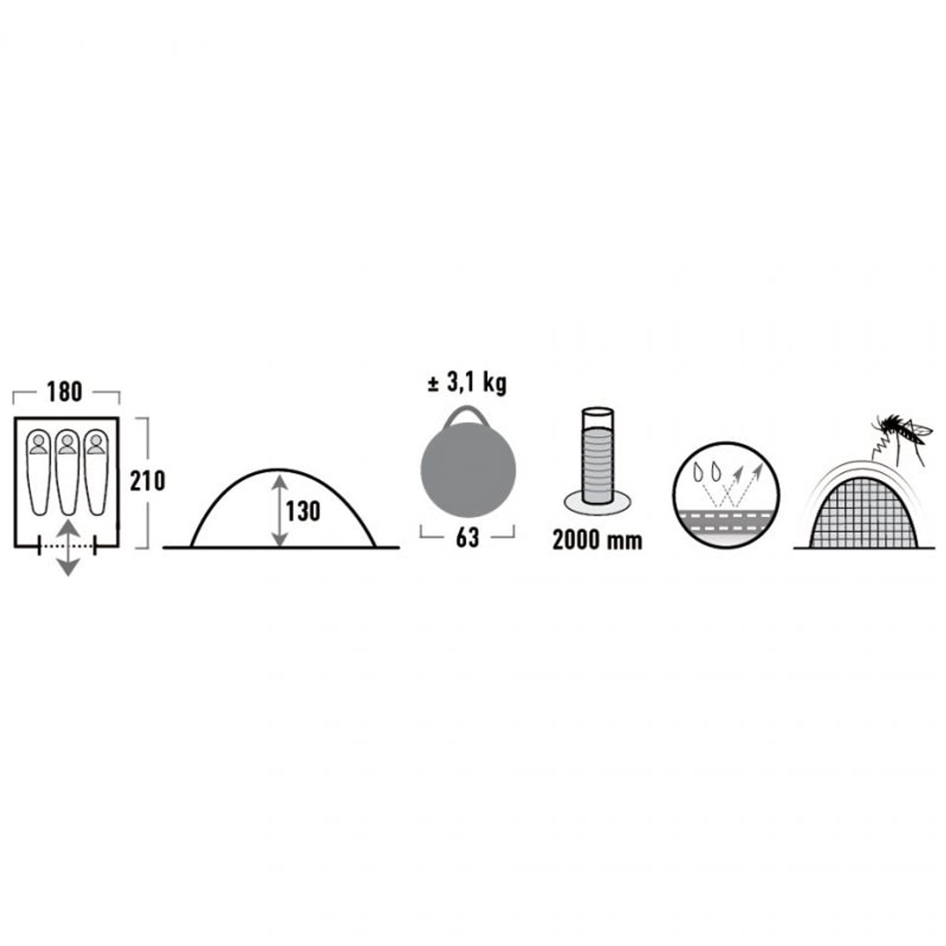 

Namiot High Peak Swift 3 10144