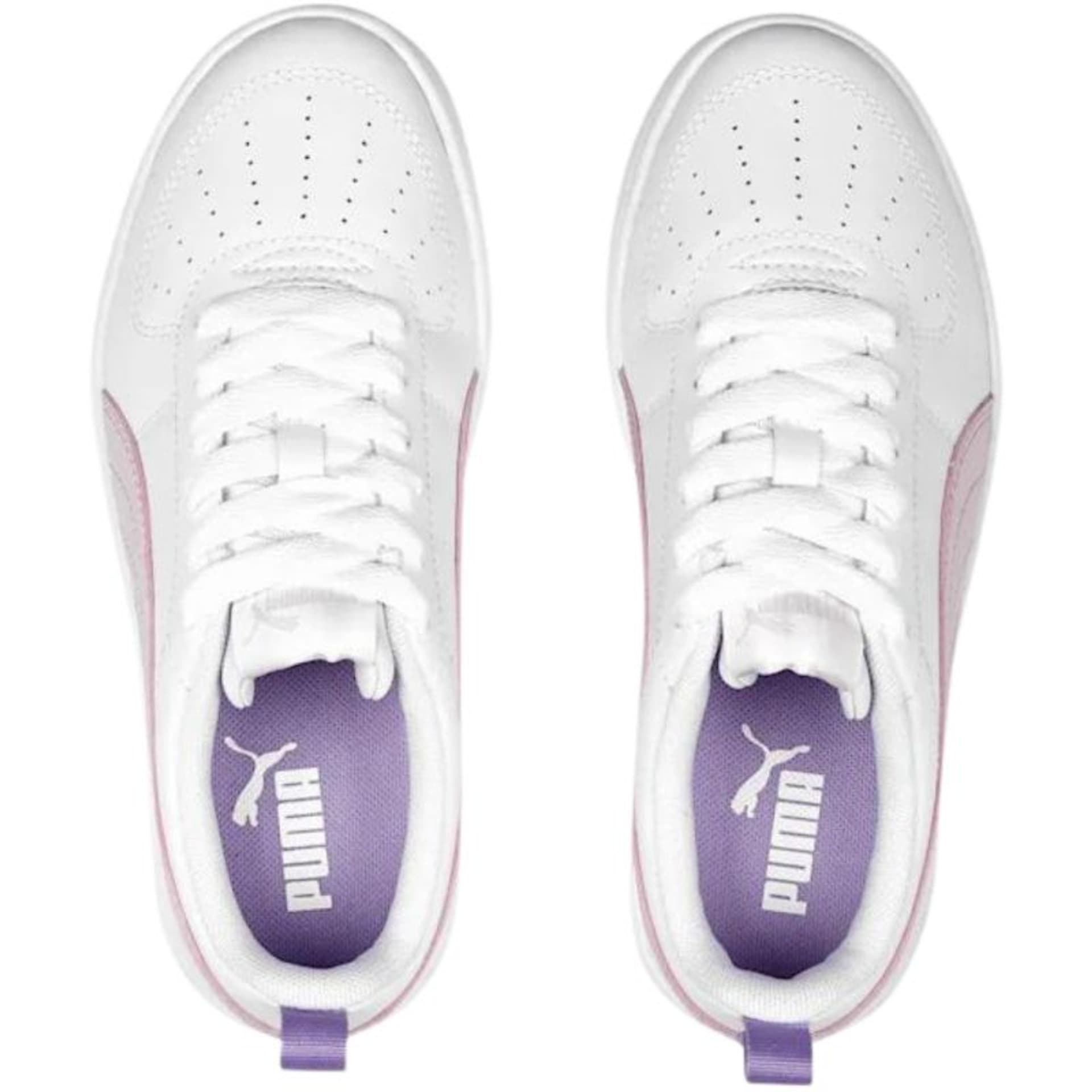 

Buty Puma Rickie Jr 384311 (kolor Biały. Różowy, rozmiar 36)