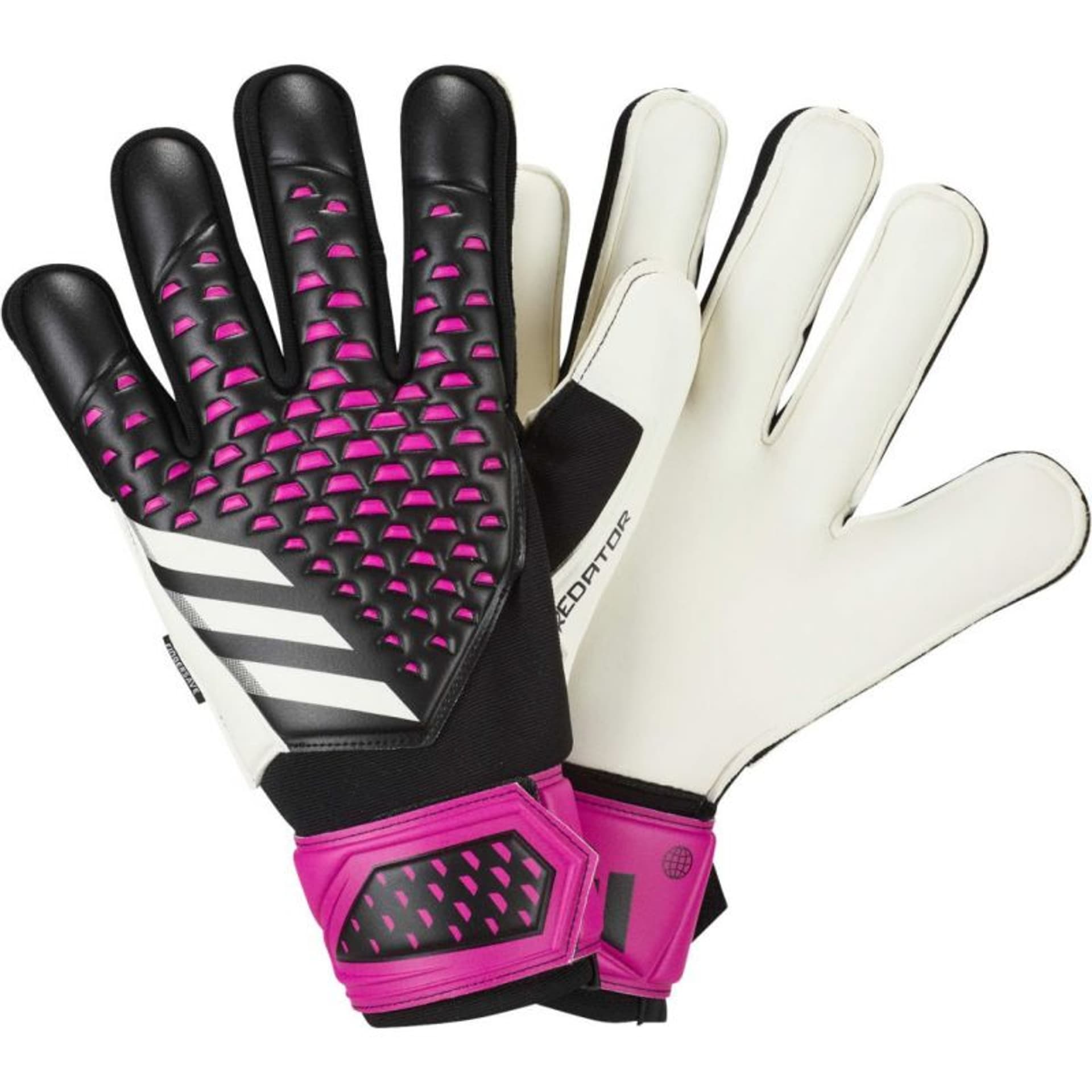 

Rękawice bramkarskie adidas Predator Match Fingersave (kolor Czarny. Różowy, rozmiar 7.5)