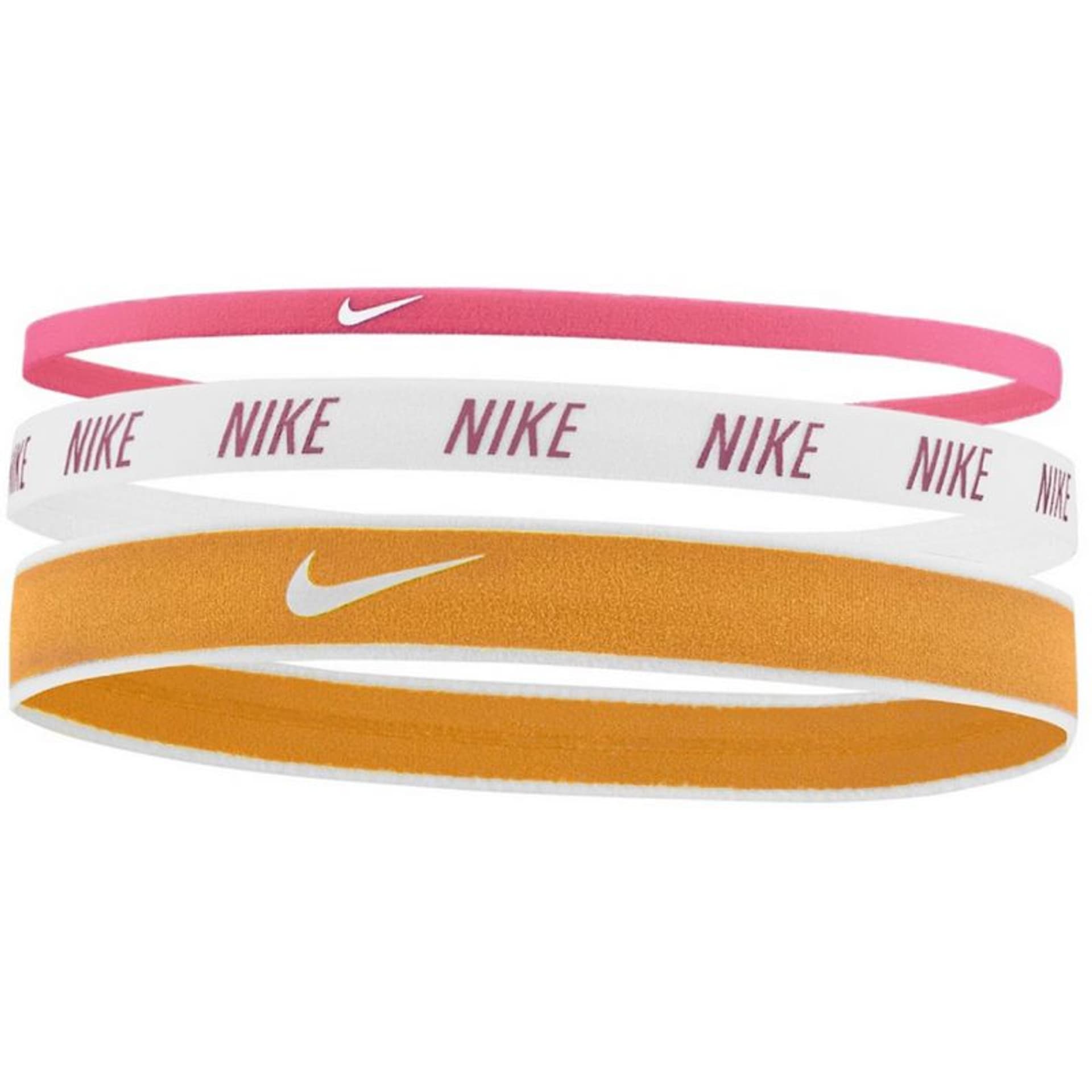 

Opaski Nike Mixed Width Headbands (kolor Biały. Pomarańczowy. Różowy)