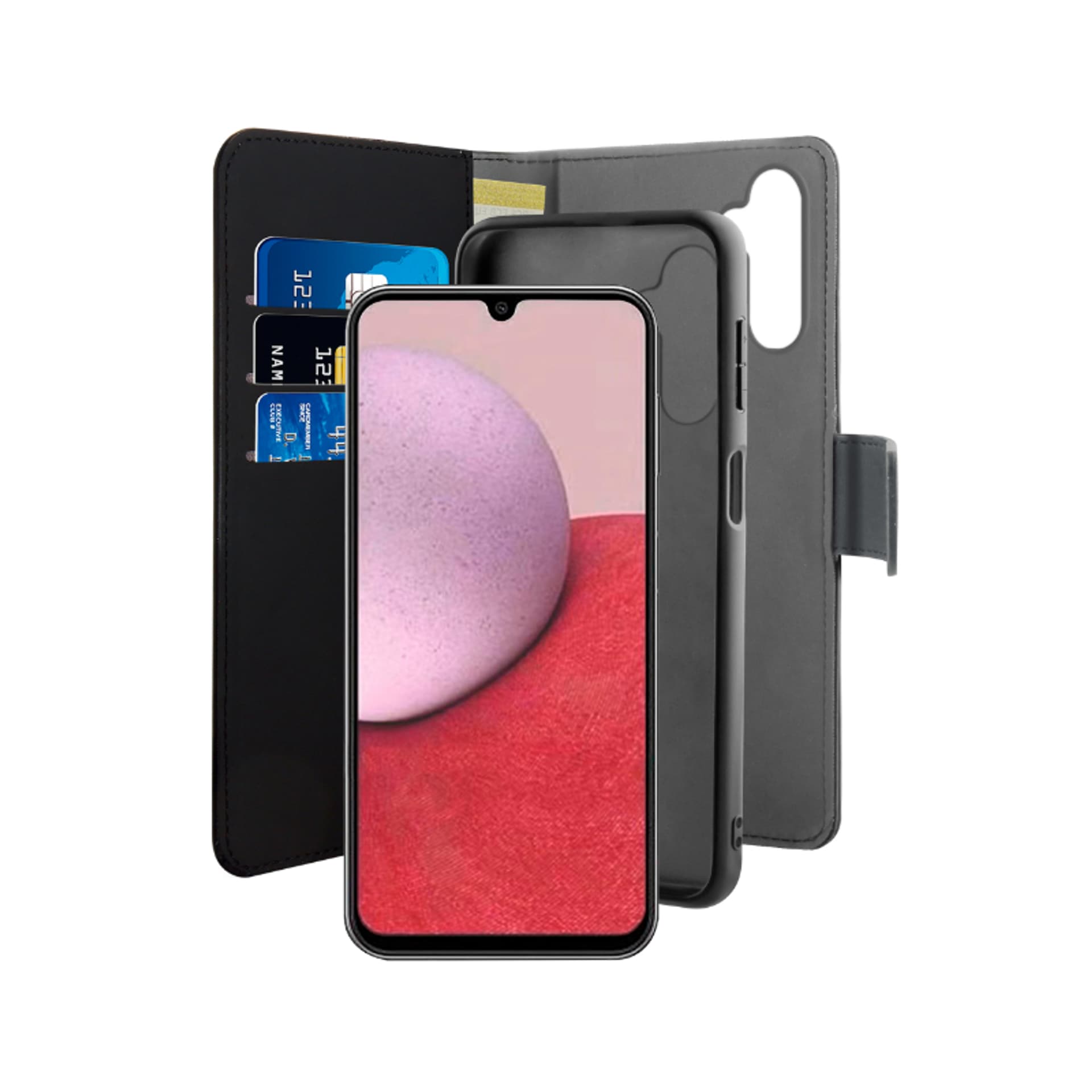 

PURO Wallet Detachable - Etui 2w1 Samsung Galaxy A14 5G (czarny)