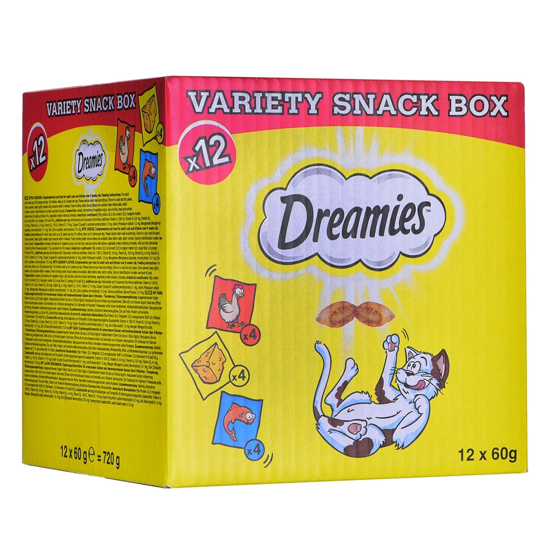 

DREAMIES przysmak smaków dla kota mix 12x60g