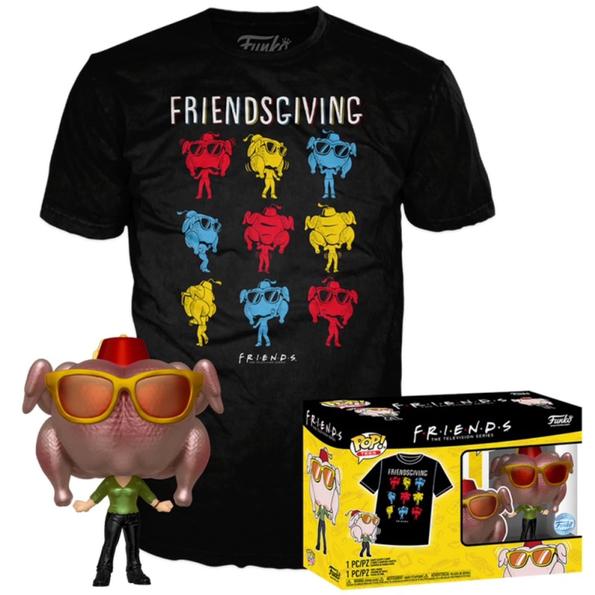 

Funko POP! Figurka + T-shirt Monica Geller z indykiem