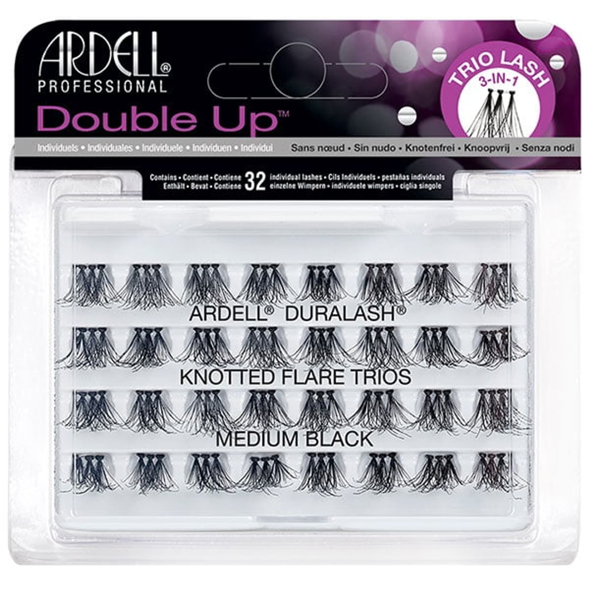 

Ardell Double Up zestaw 32 kępek rzęs Medium Black