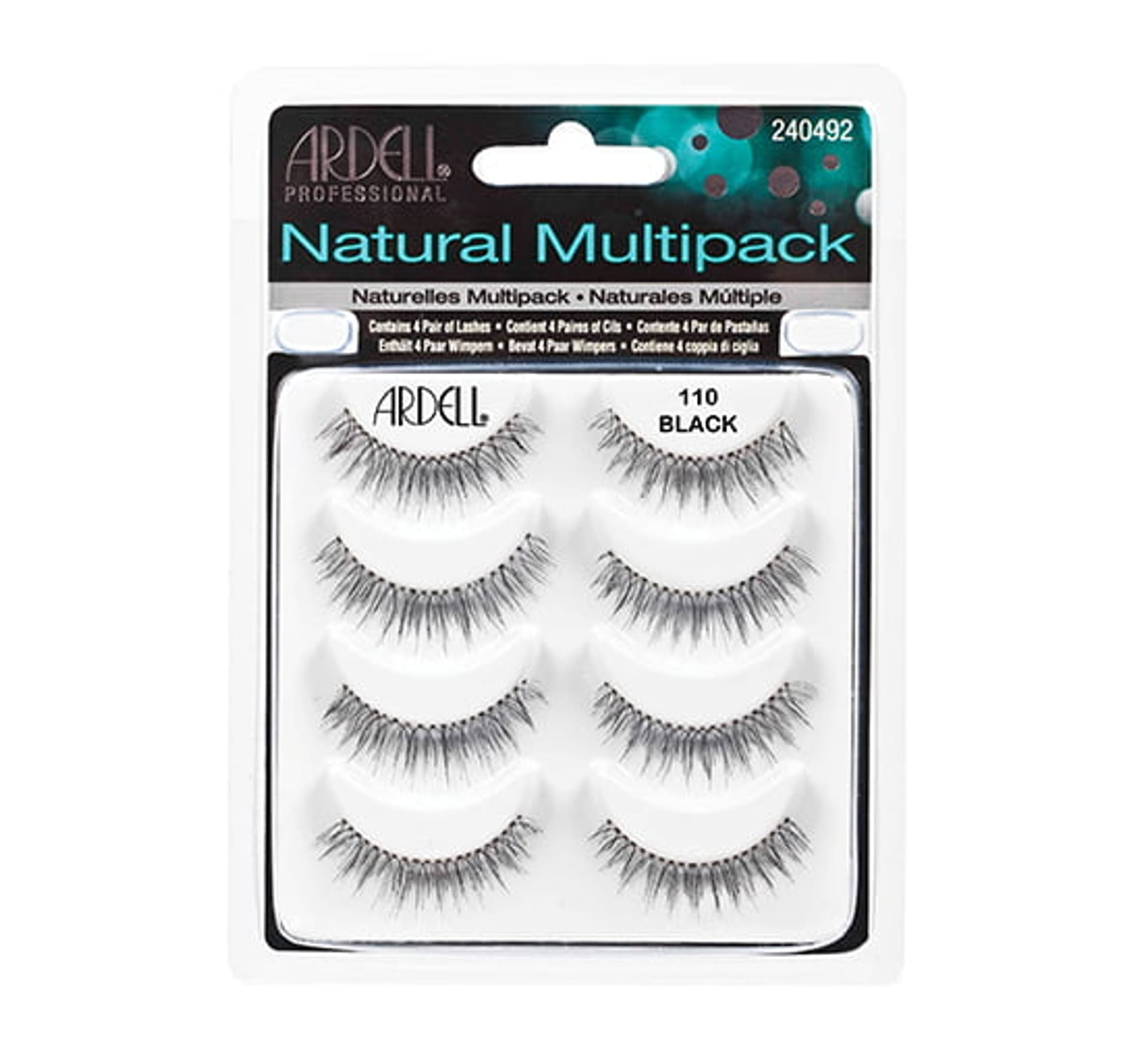 

Ardell Rzęsy i akcesoria Natural 110 Multipack 4 pary sztucznych rzęs Black