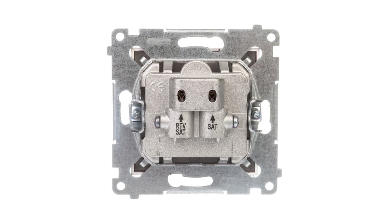 

Simon 54 Gniazdo antenowe SAT/SAT-RTV brąz mat DASK2.01/46