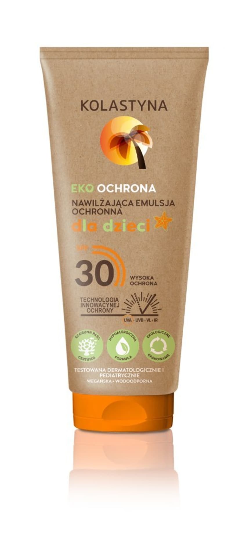 

Kolastyna Opalanie Eko Ochrona Nawilżająca Emulsja ochronna dla dzieci SPF30 150ml
