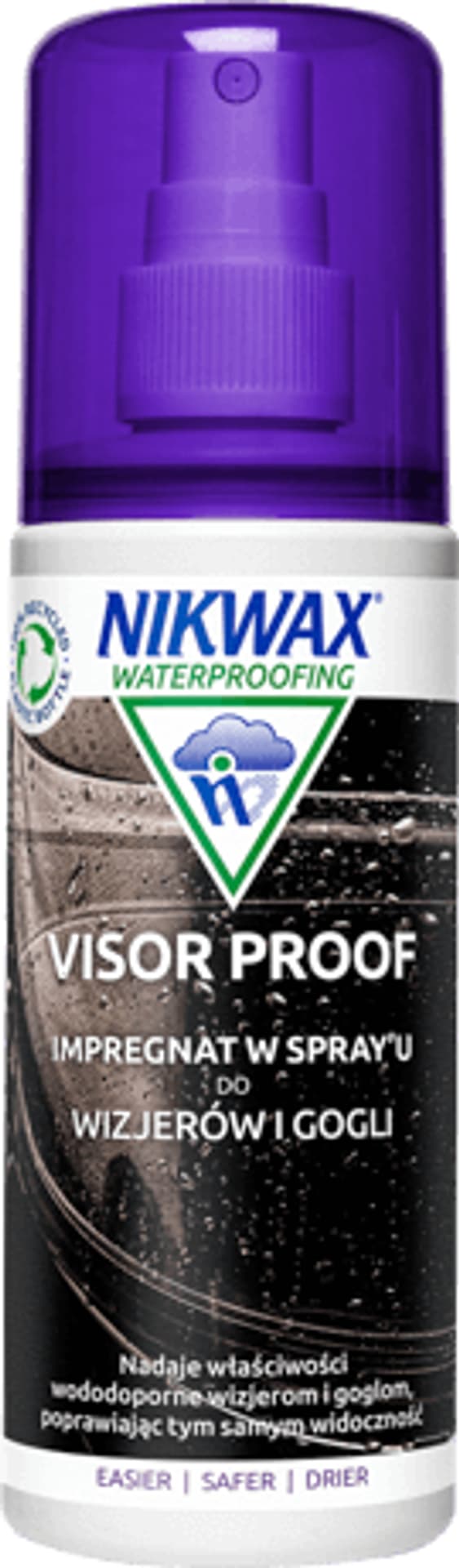 

Impregnat do osłon i gogli Nikwax Visor Proof spray-on 125 ml