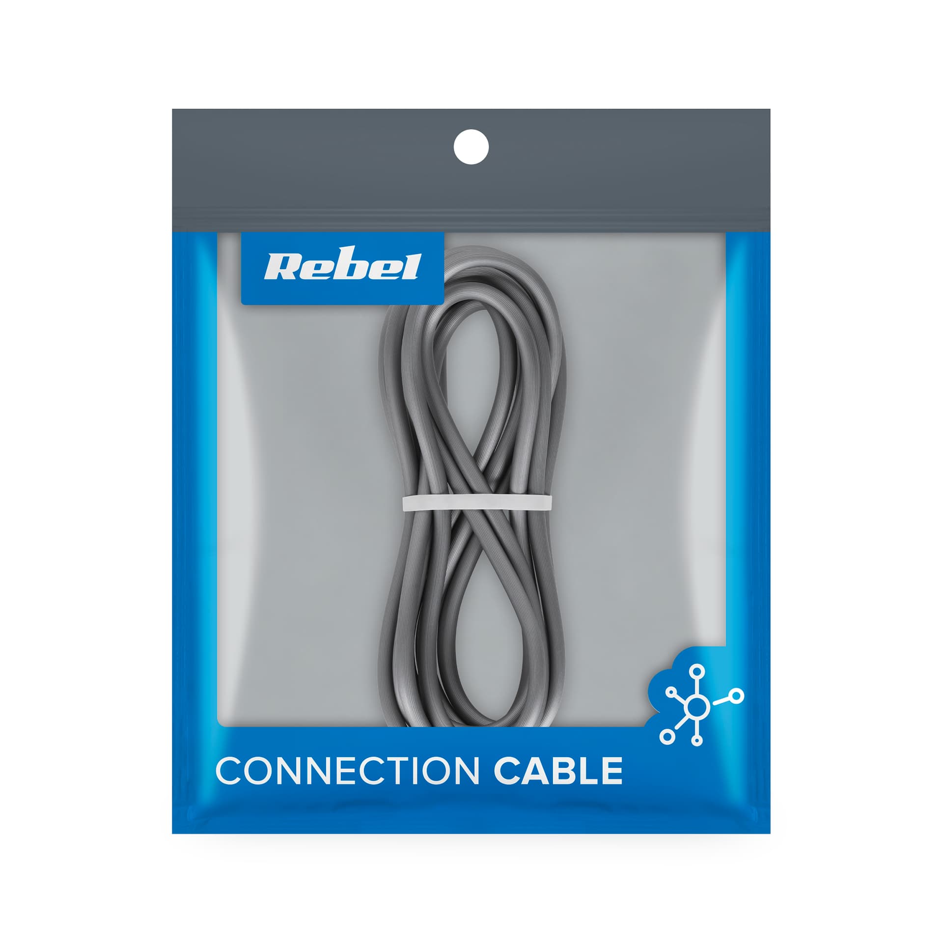 

Kabel USB 3.0 - USB typu C REBEL 200 cm