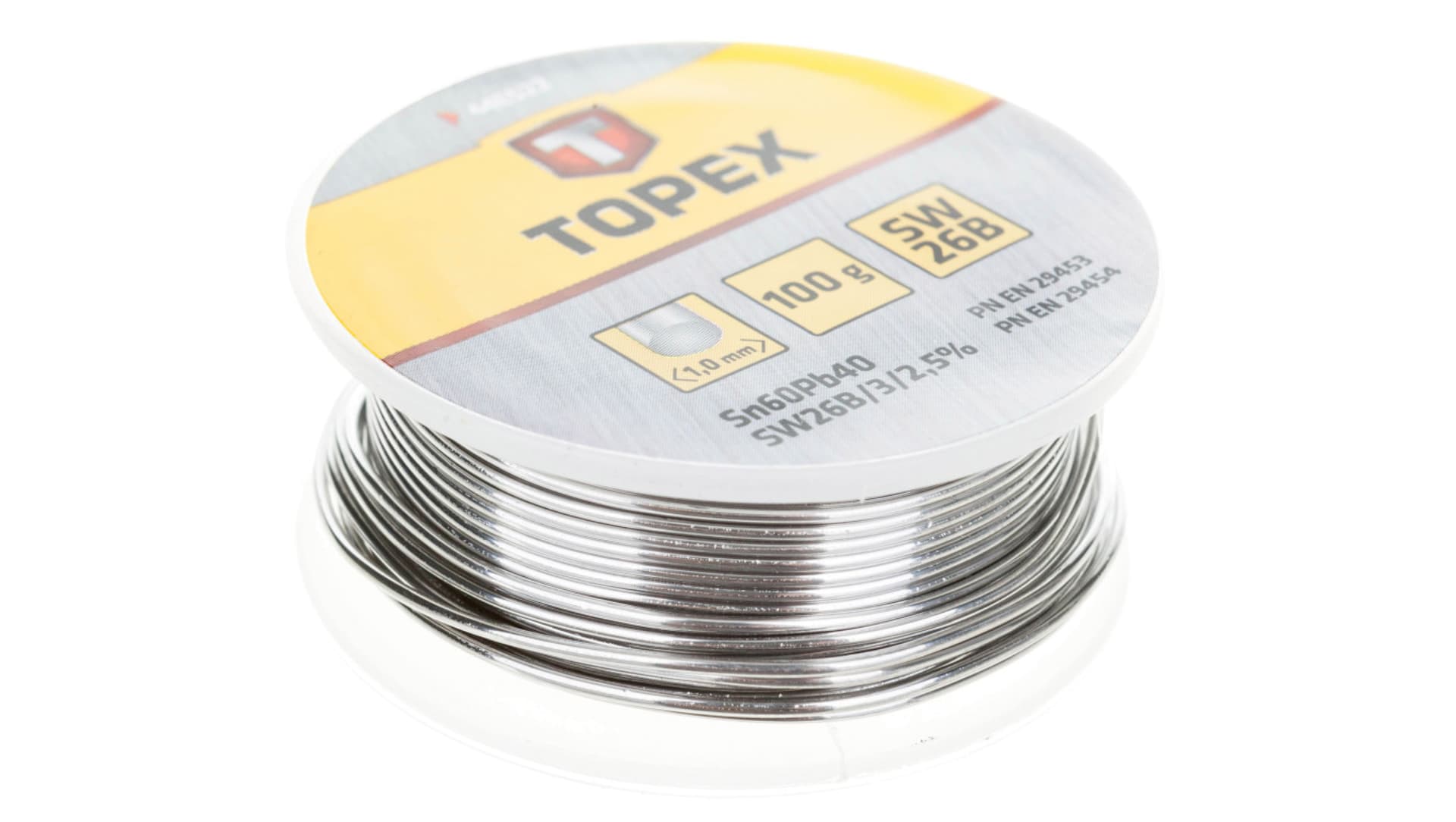 

Lut cynowy 60% Sn, drut 1.0 mm, 100 g