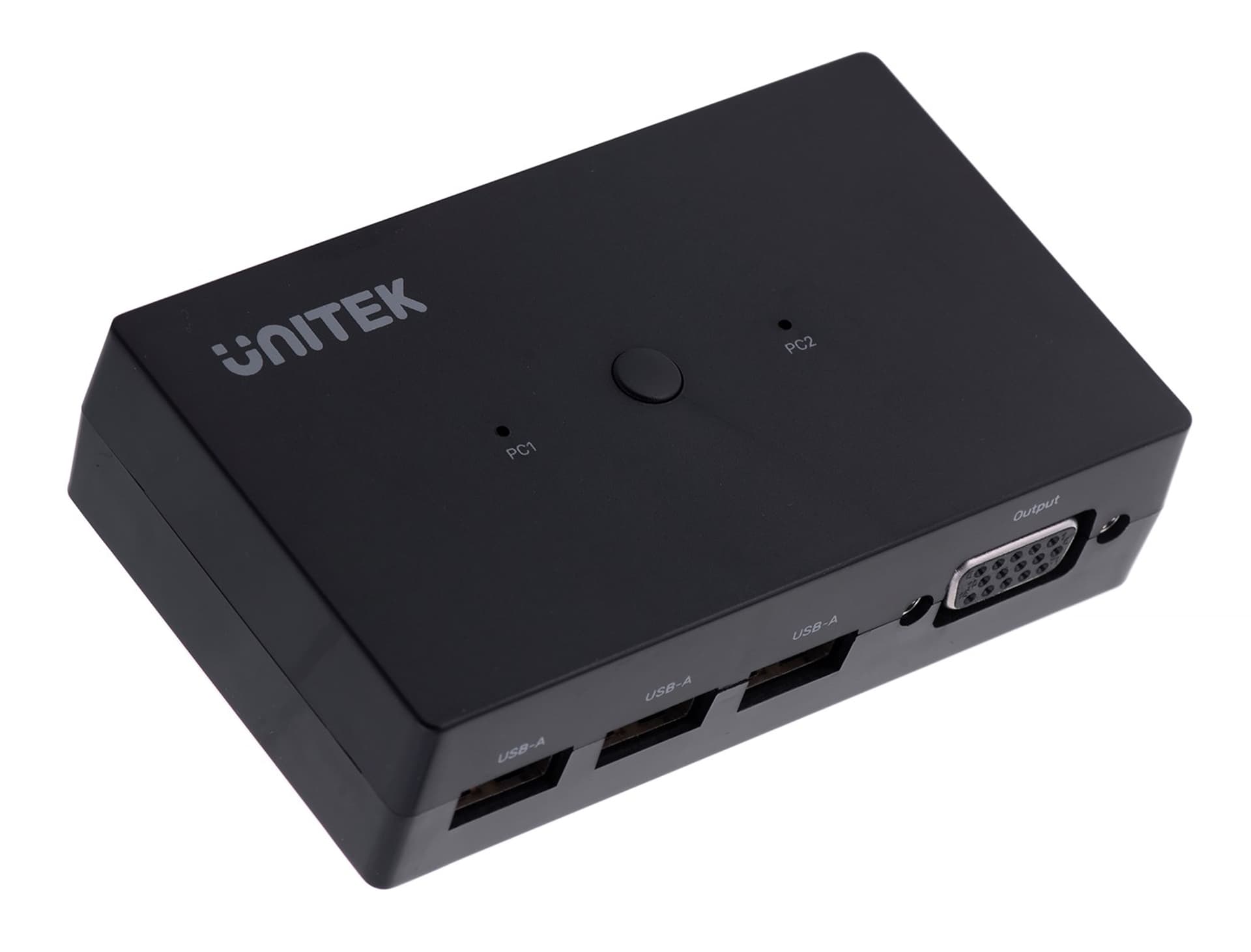 

UNITEK PRZEŁĄCZNIK KVM 2-IN 1-OUT, 2XVGA, 3XUSB-A