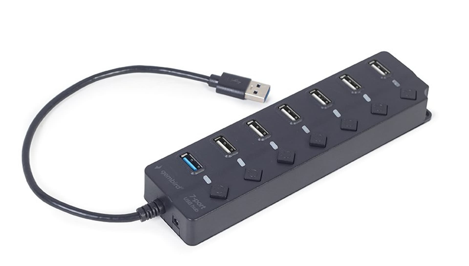 

GEMBIRD HUB USB 7-PORTÓW (1 X USB 3.1 + 6 X USB 2.0) Z PRZEŁĄCZNIKAMI, CZARNY, 1 x usb 3.1 + 6 x usb 2.0) z przełącznikami/czarn