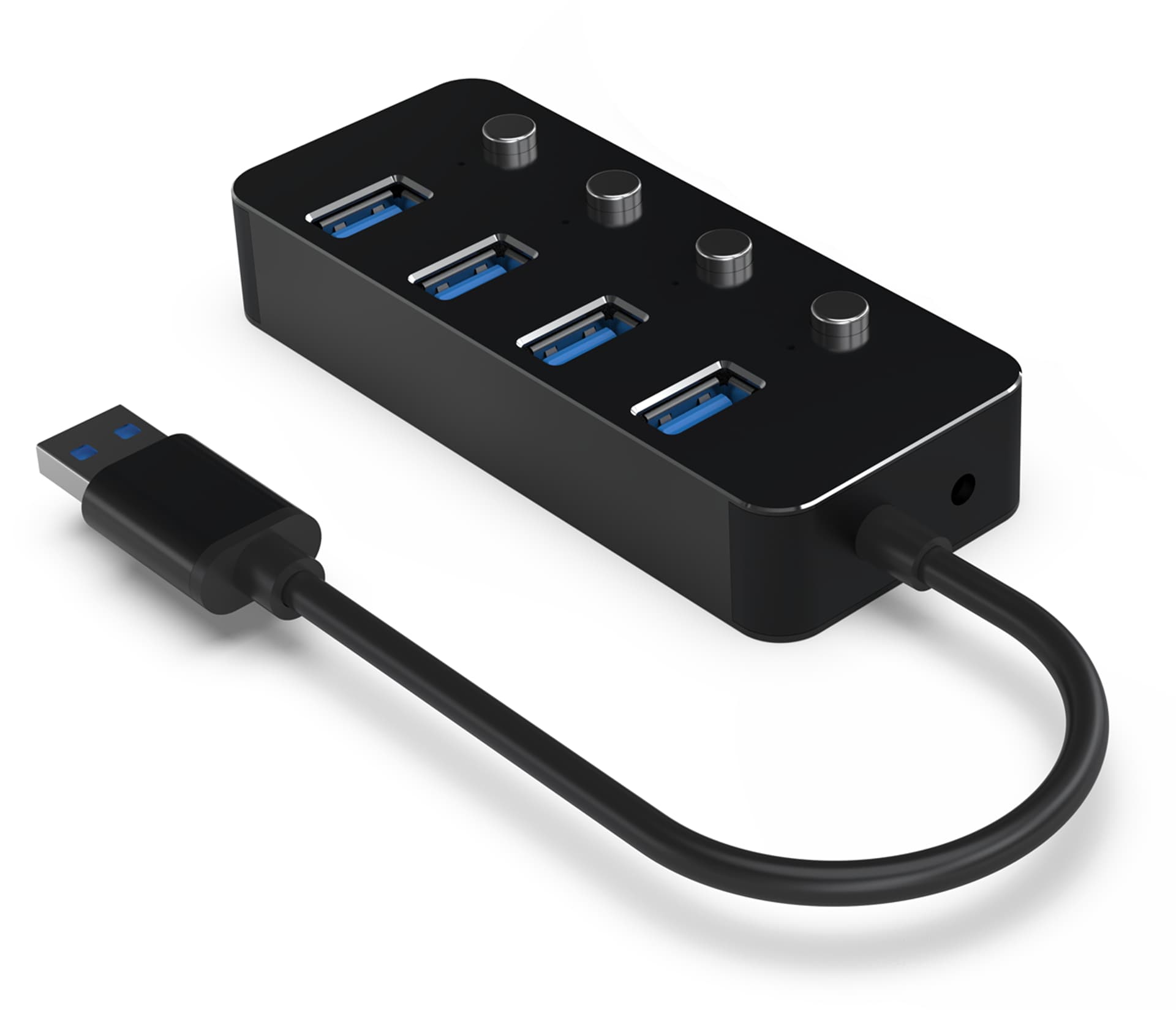 

GEMBIRD HUB USB 3.1 (GEN 1) 4-PORTOWY Z PRZEŁĄCZNIKAMI, CZARNY, Gen 1) 4-portowy z przełącznikami/czarn