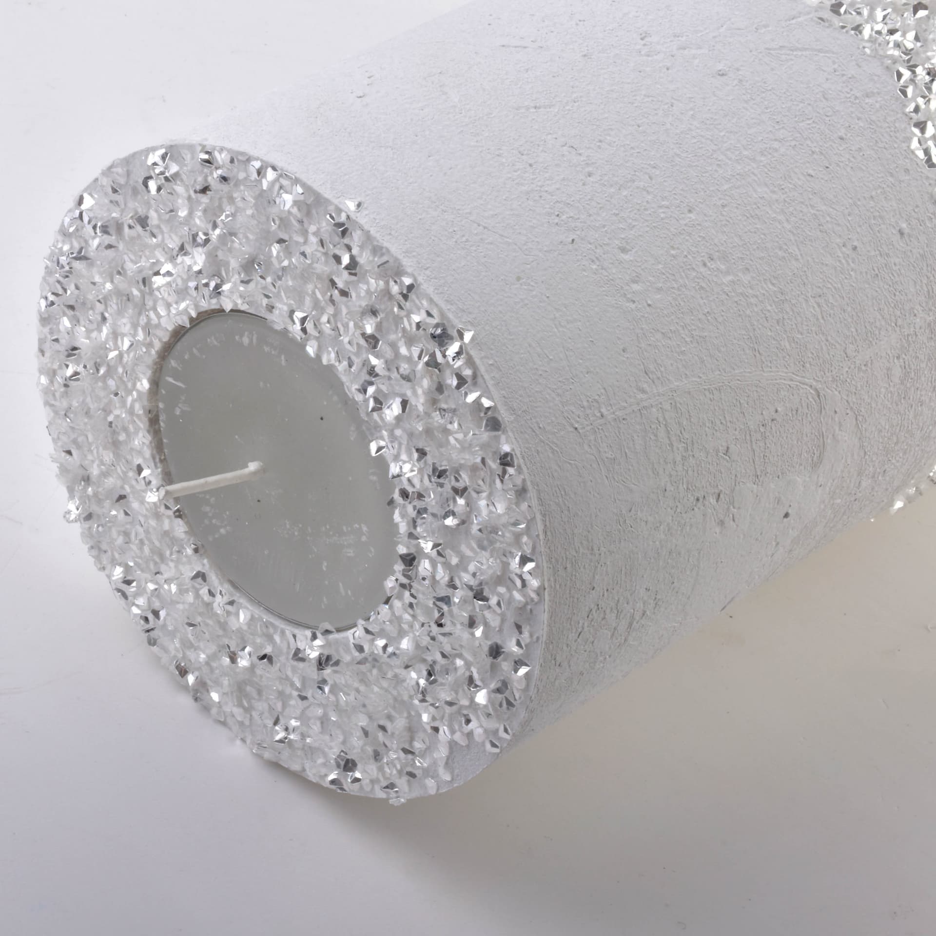 

ŚWIECA LAMPION WALEC 120X240 DIAMENT BIAŁY PORCELANA