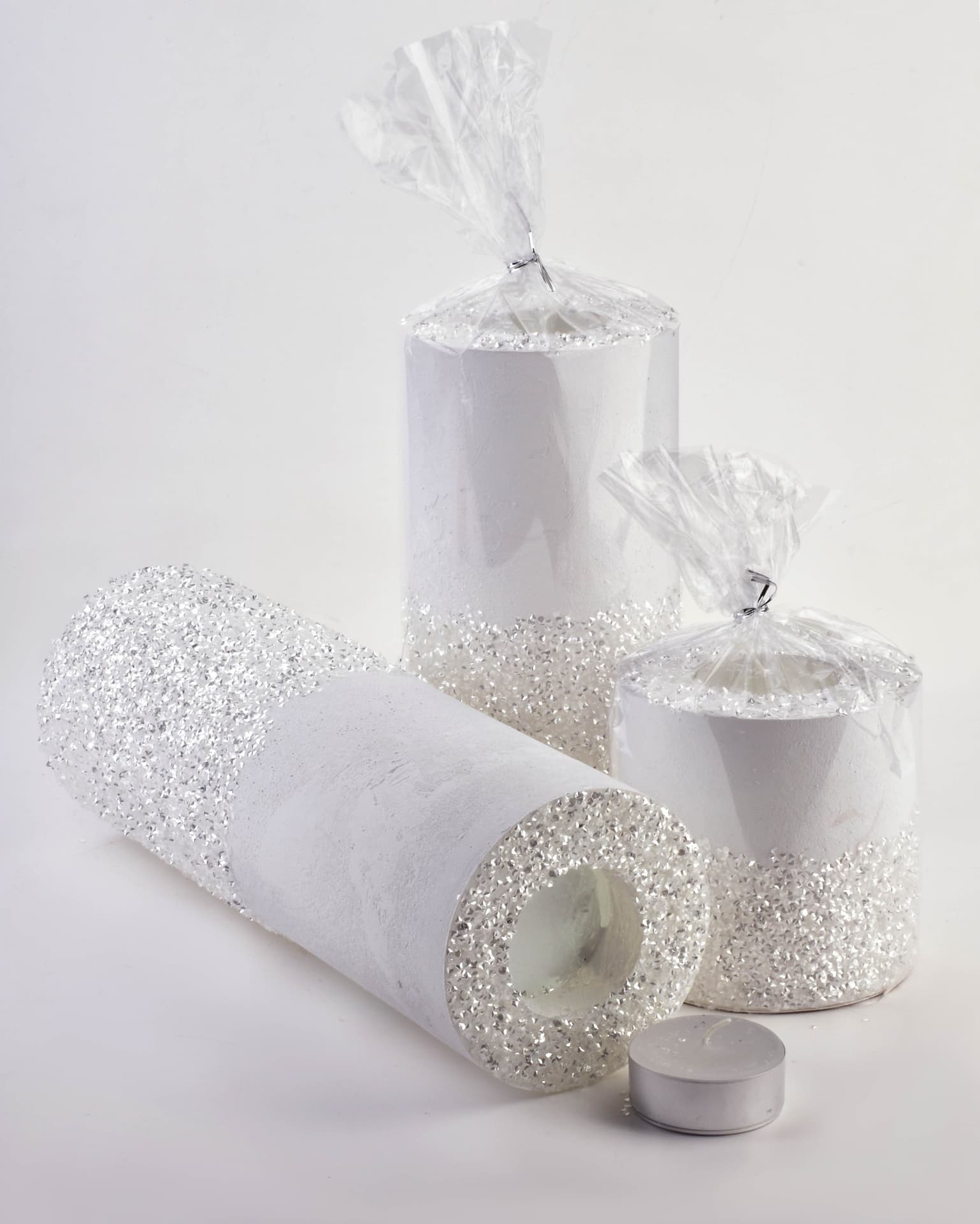 

ŚWIECA LAMPION WALEC 120X360 DIAMENT BIAŁY PORCELANA