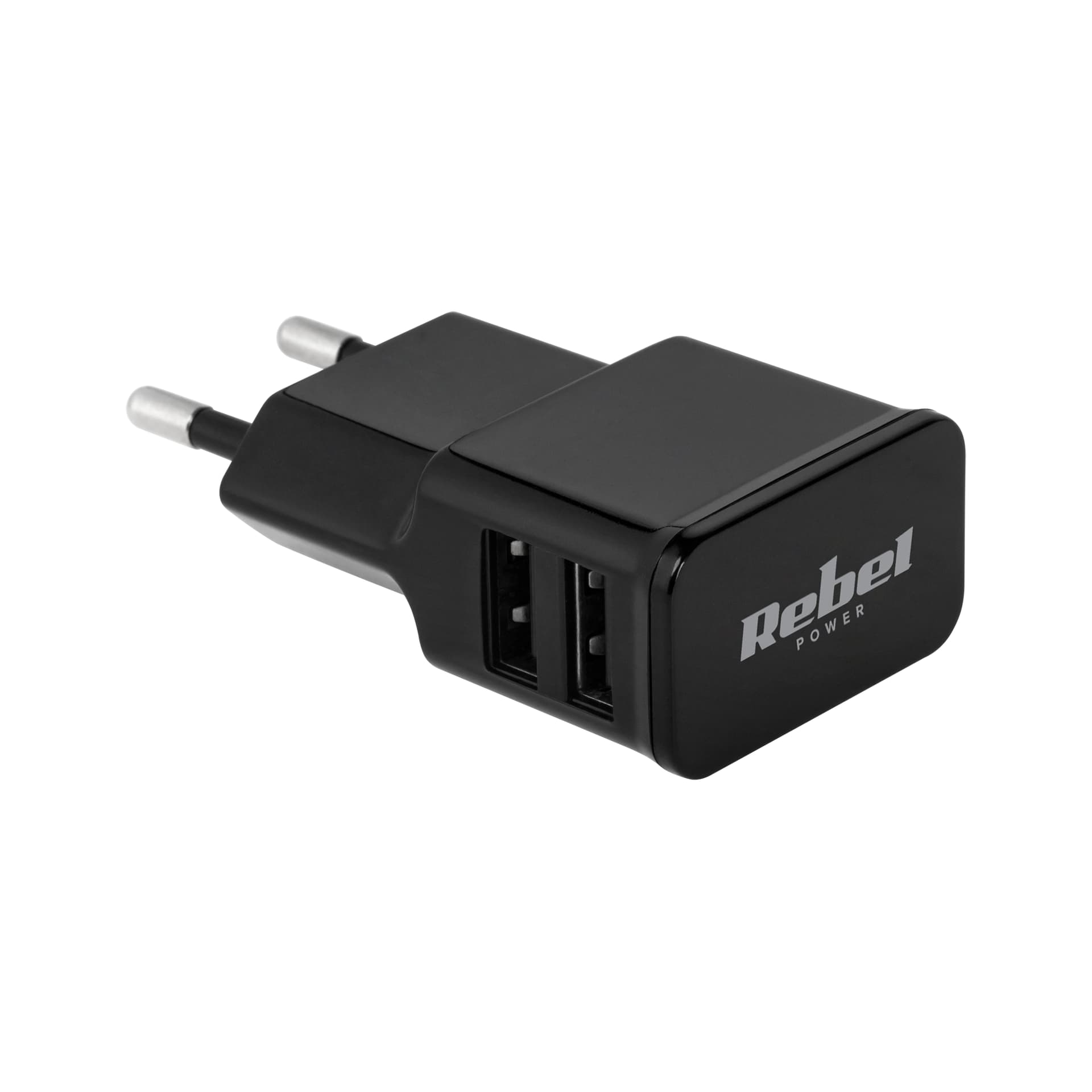 

Ładowarka sieciowa Rebel 2xUSB 2000 mA (1LL)