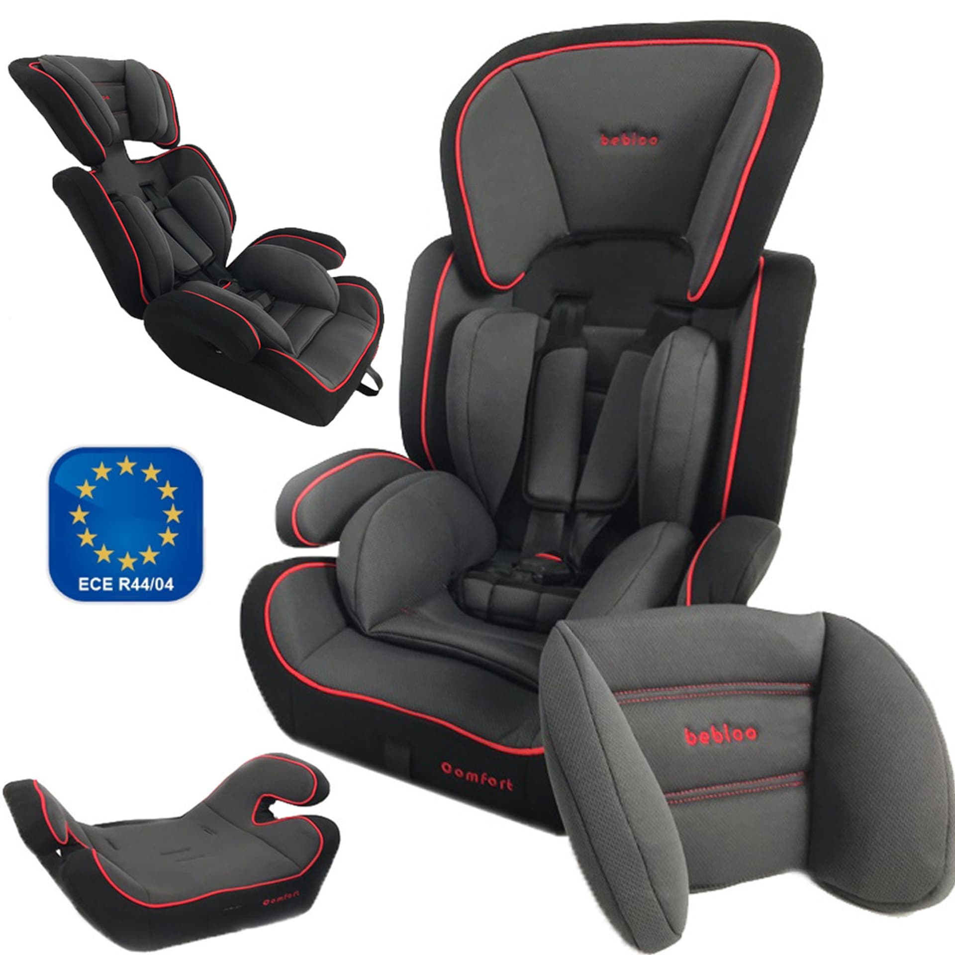 

Fotelik samochodowy Bebico COMFORT RED 9-36 kg