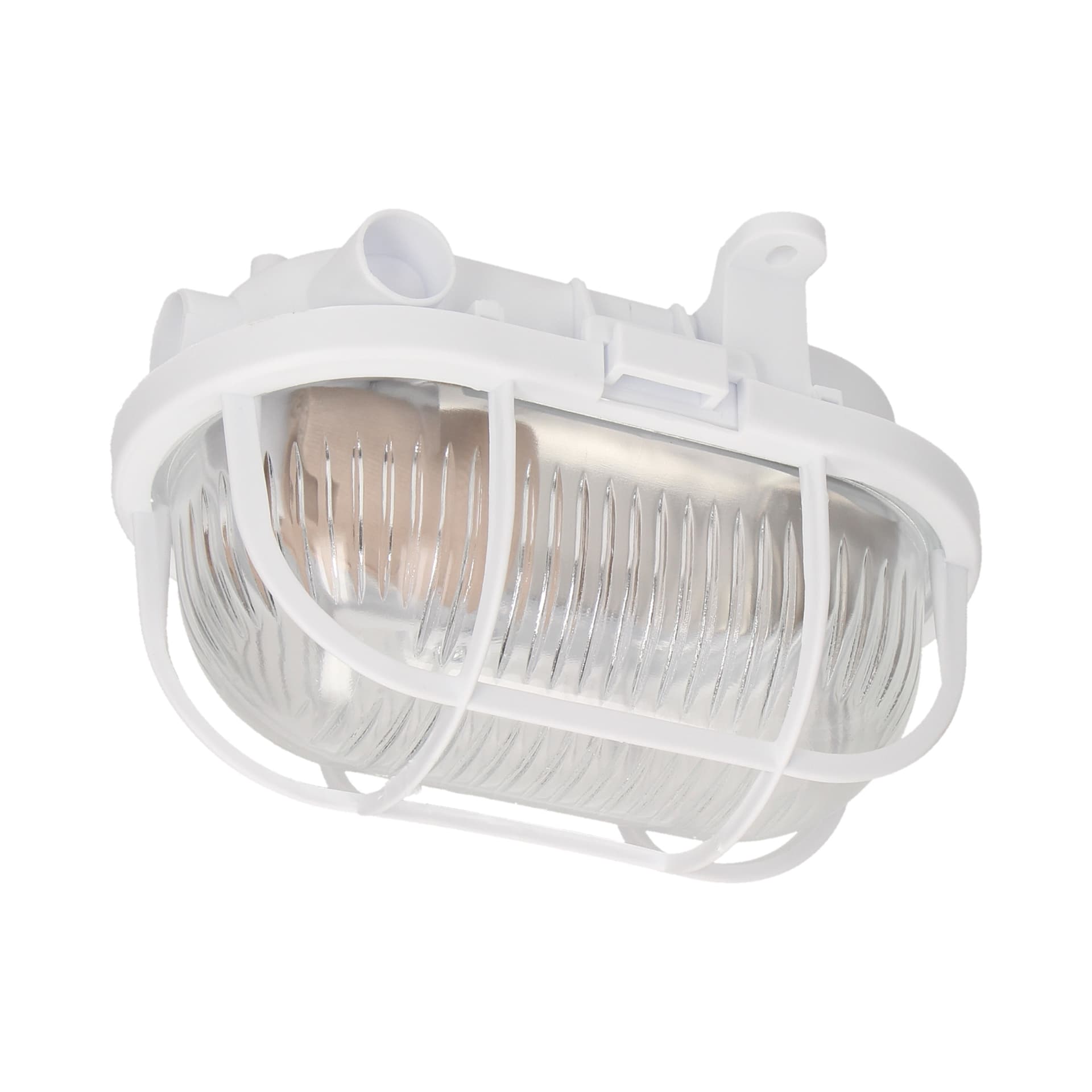 

OVAL 60 7040T/P, oprawa oświetleniowa, 60W, E27, IP54, klosz szklany, osłona plastikowa