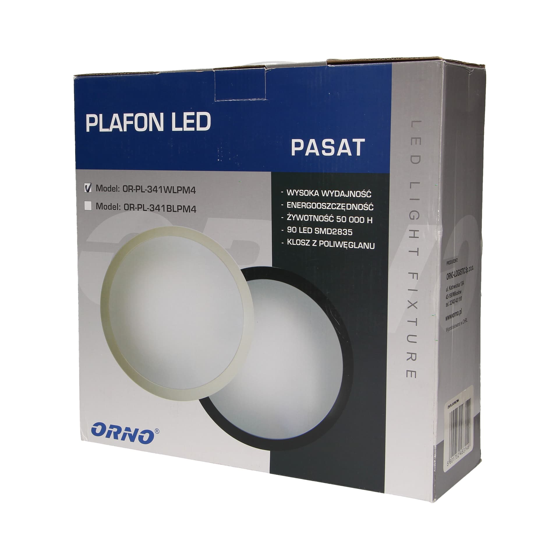 

Plafon PASAT LED 20W, biały