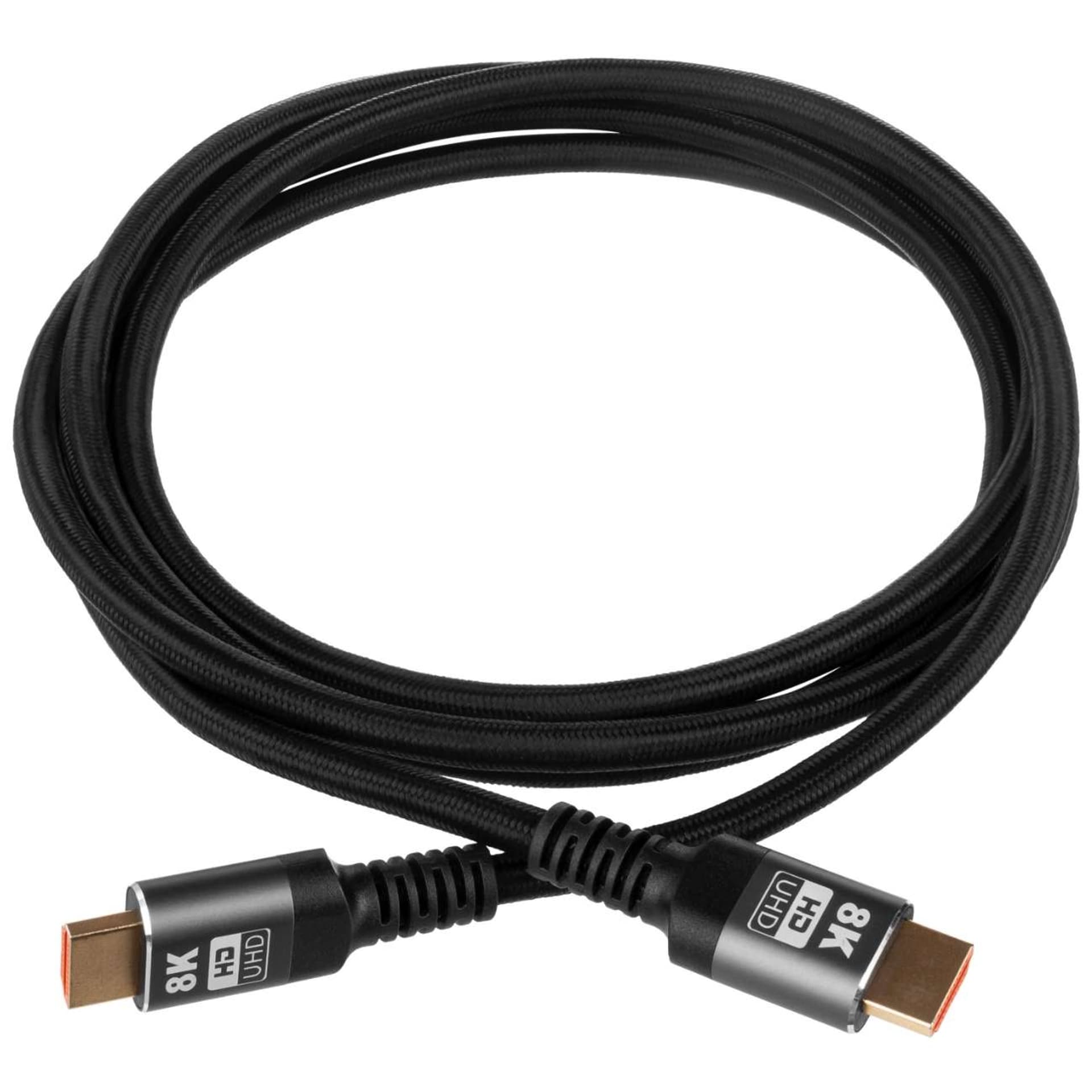 

Kabel HDMI 2.1 Alogy 8K 60Hz 48GBps 2m Czarny